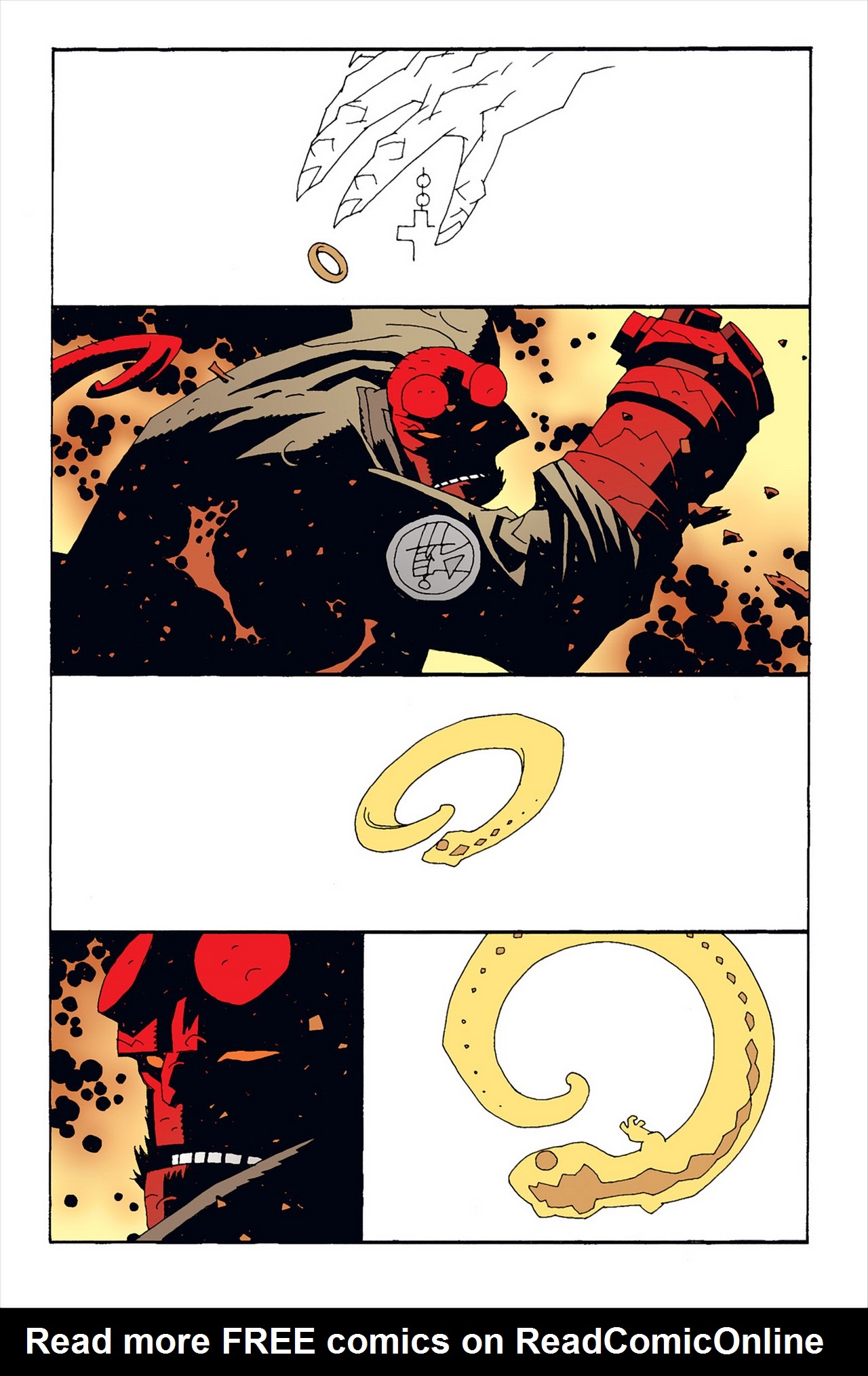 Read online Hellboy Christmas Underground comic -  Issue # Full - 15