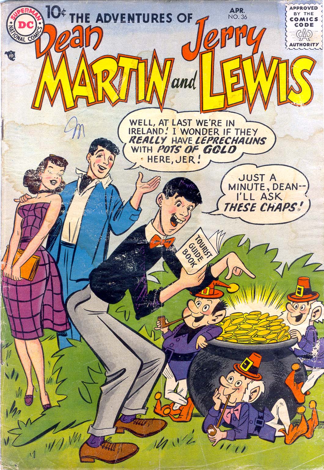 Read online The Adventures of Dean Martin and Jerry Lewis comic -  Issue #36 - 1