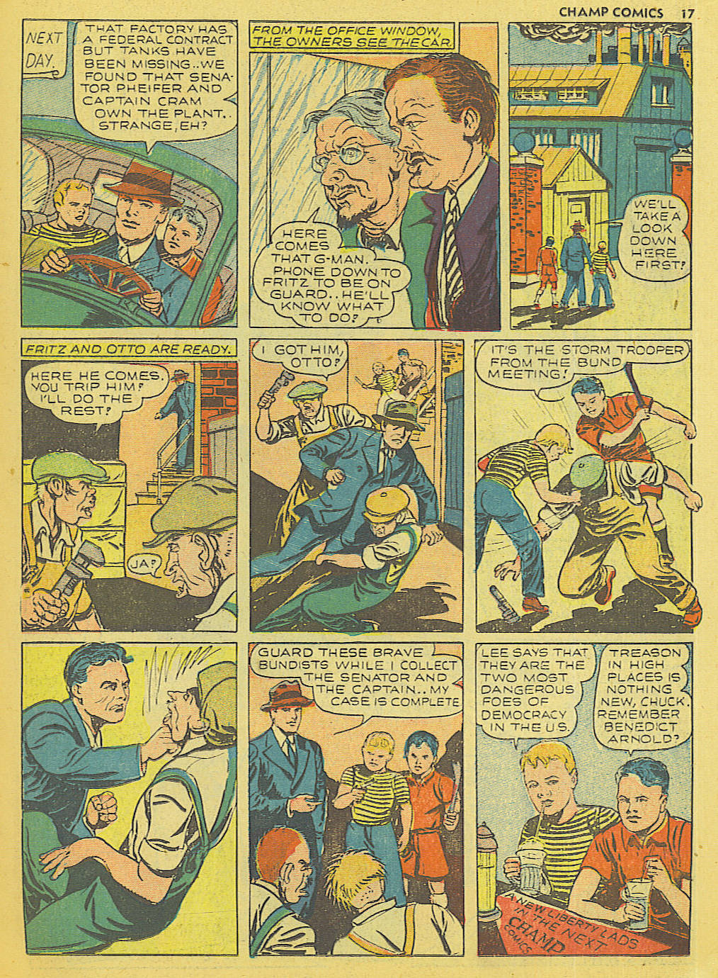 Read online Champ Comics comic -  Issue #17 - 18