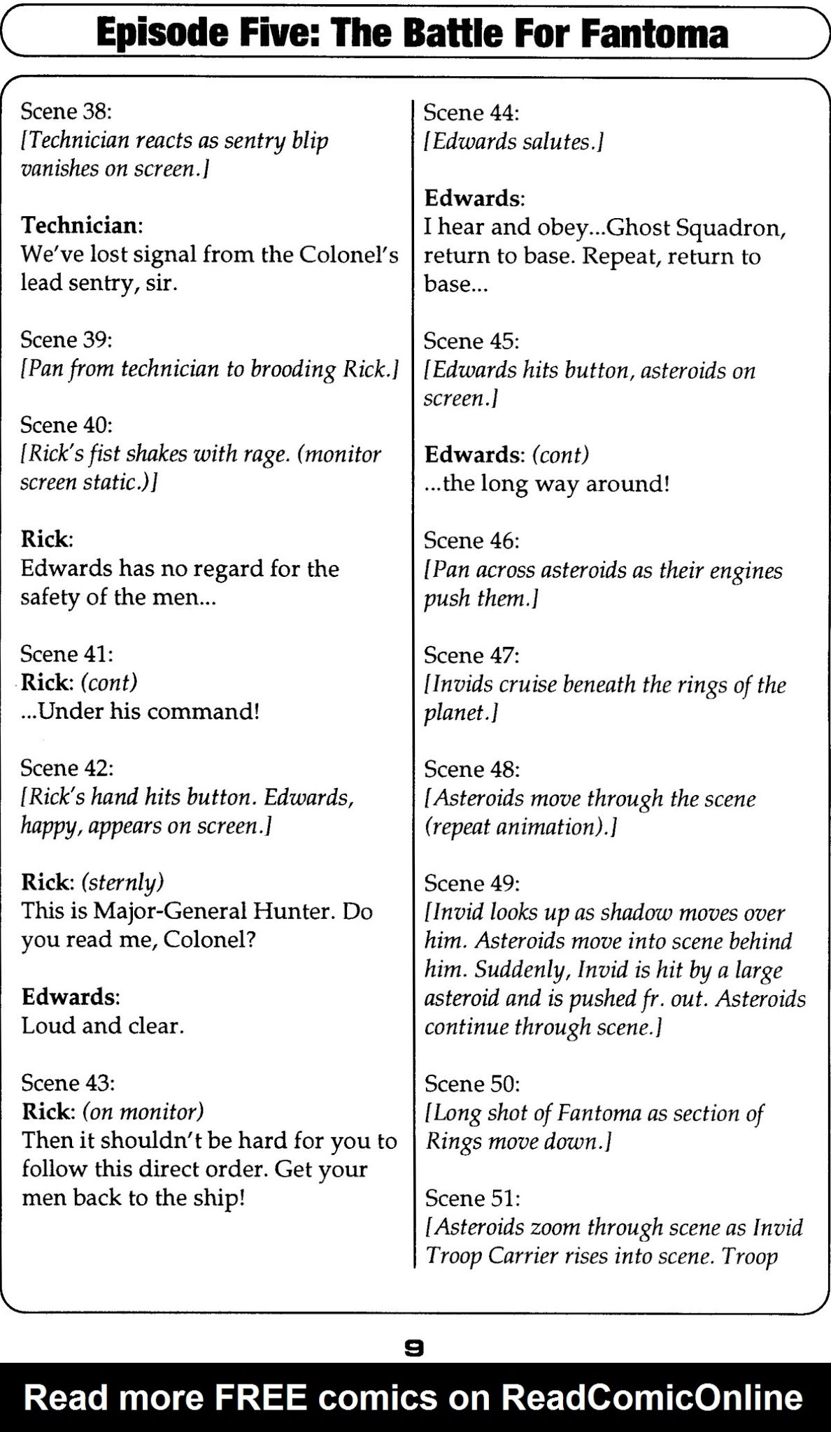 Read online Robotech II: The Sentinels comic -  Issue # _Script Book 2 - 10