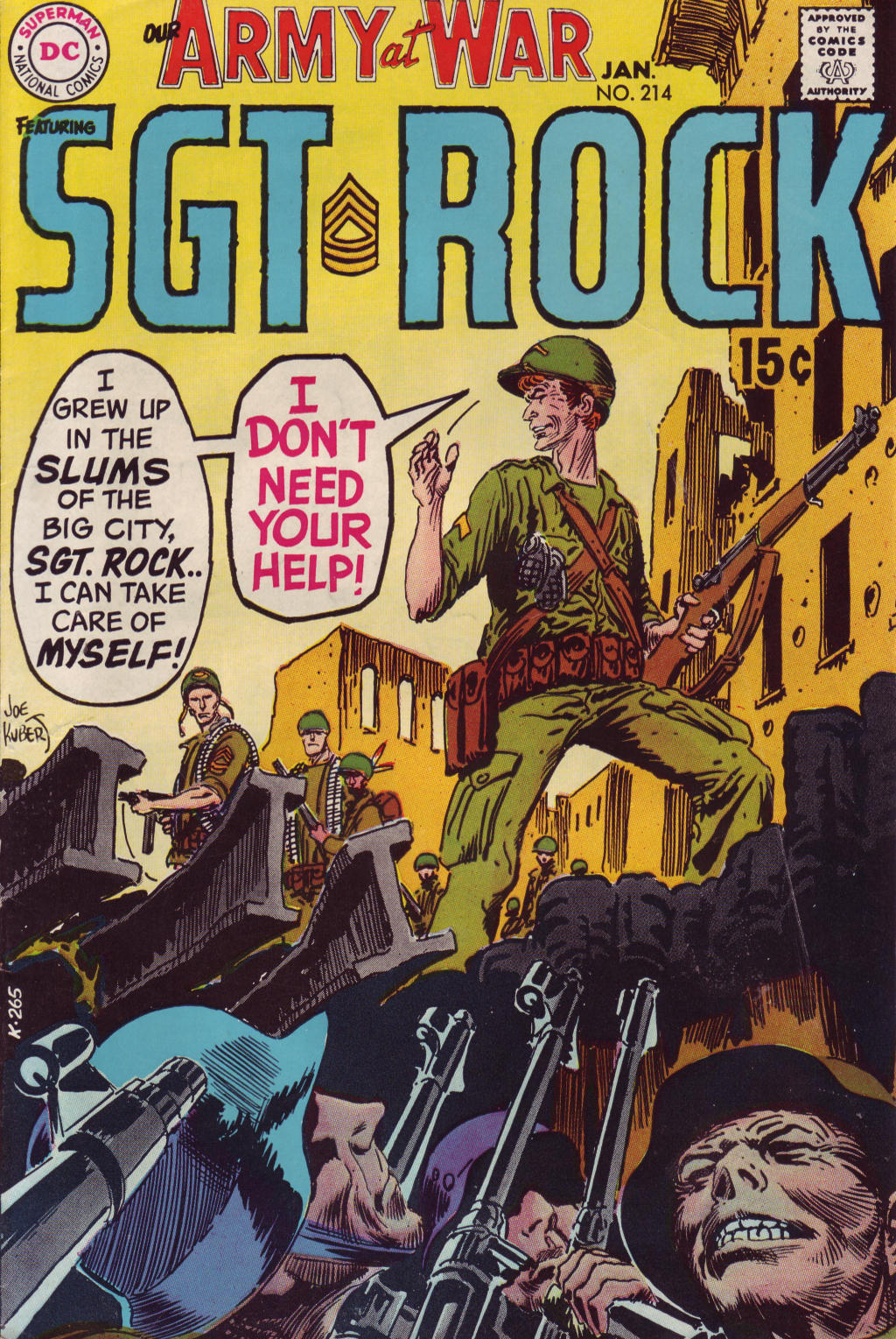 Read online Our Army at War (1952) comic -  Issue #214 - 1