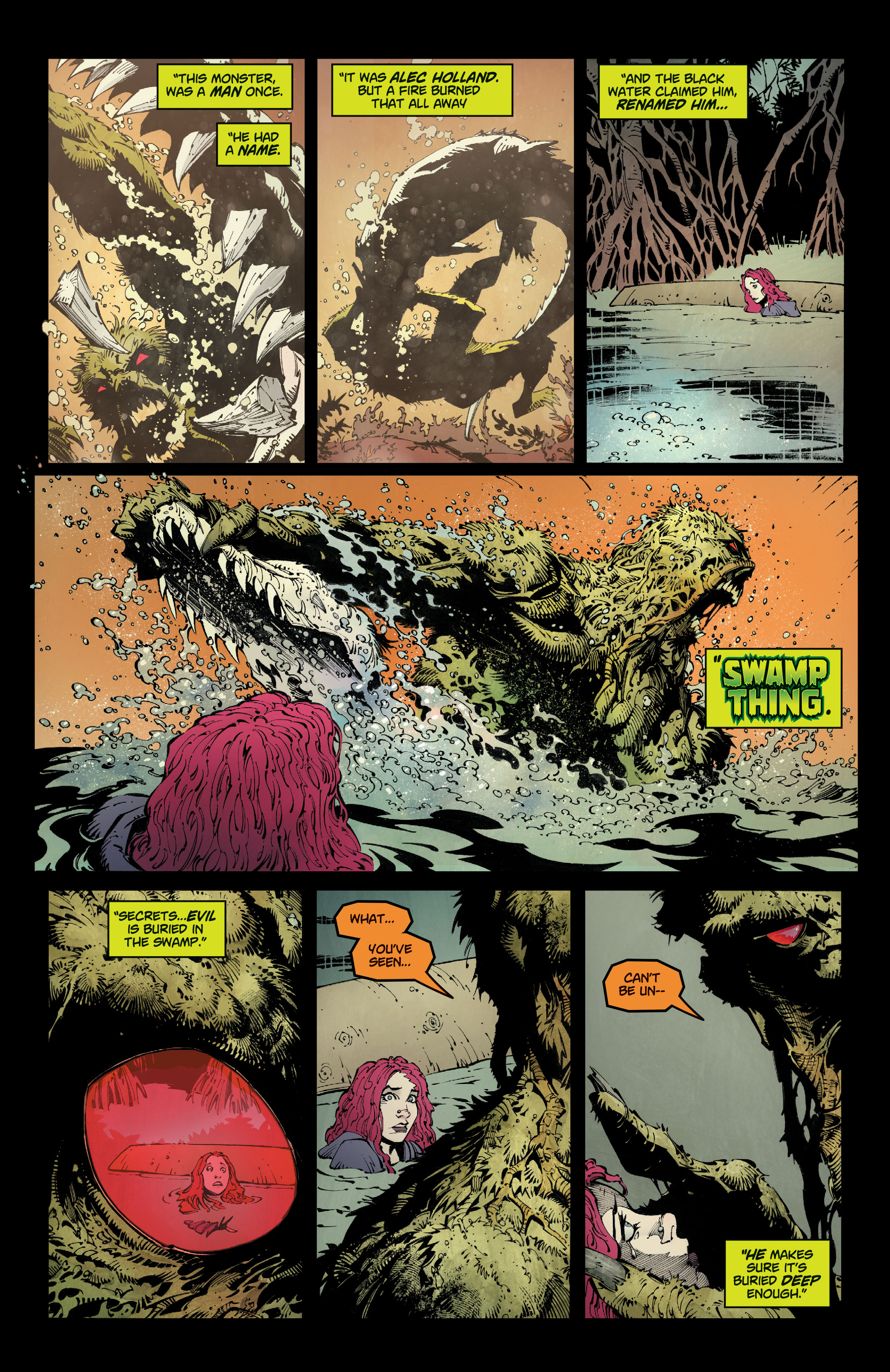 Read online Swamp Thing: Roots of Terror The Deluxe Edition comic -  Issue # TPB (Part 1) - 57