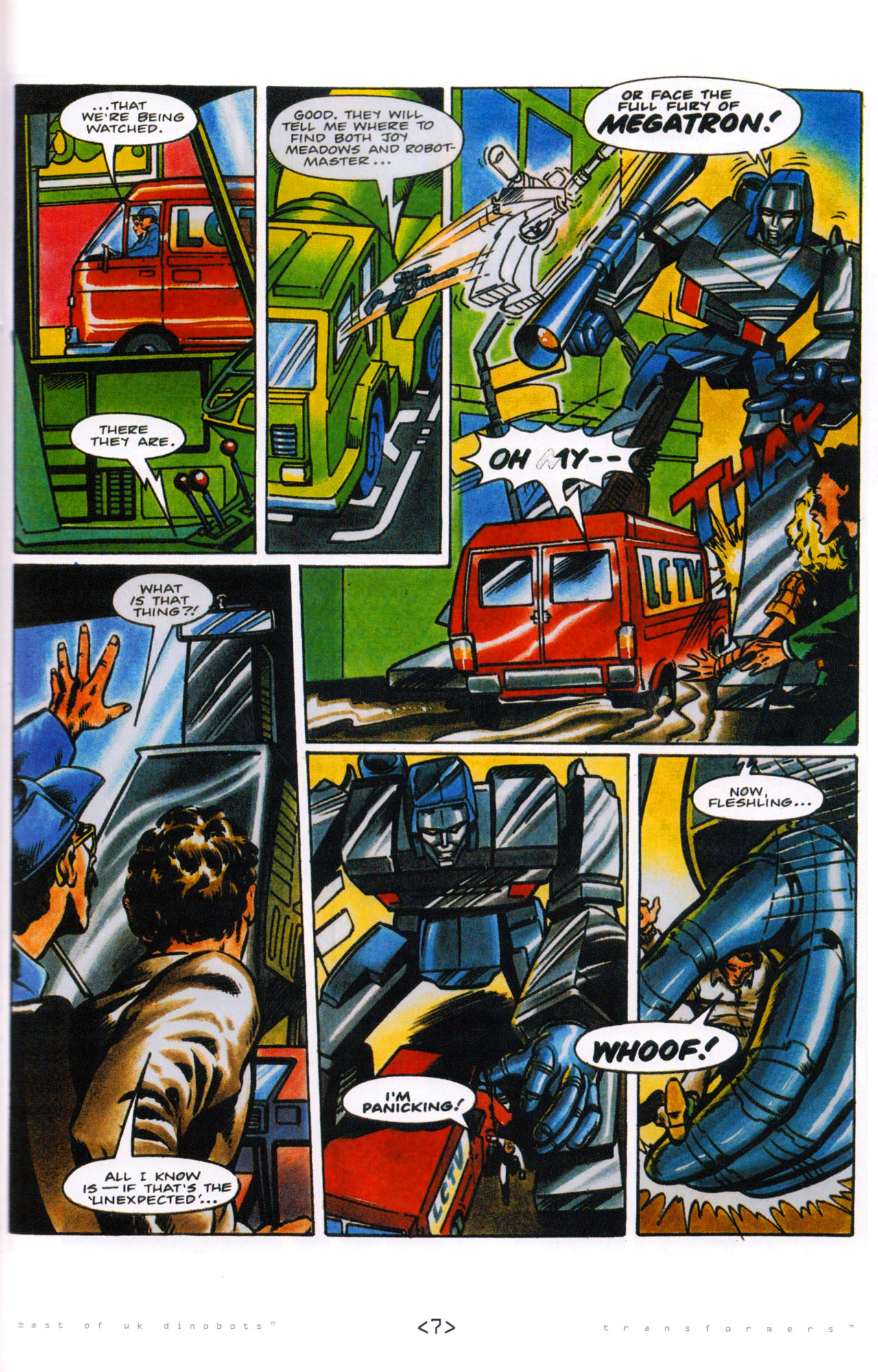 Read online The Transformers: Best of UK: Dinobots comic -  Issue #5 - 9