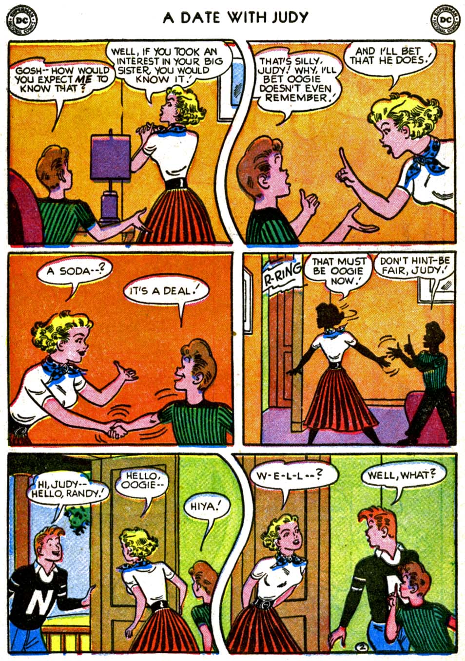 Read online A Date with Judy comic -  Issue #40 - 36