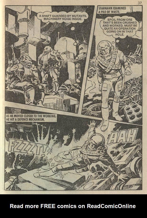 Read online Starblazer comic -  Issue #186 - 36
