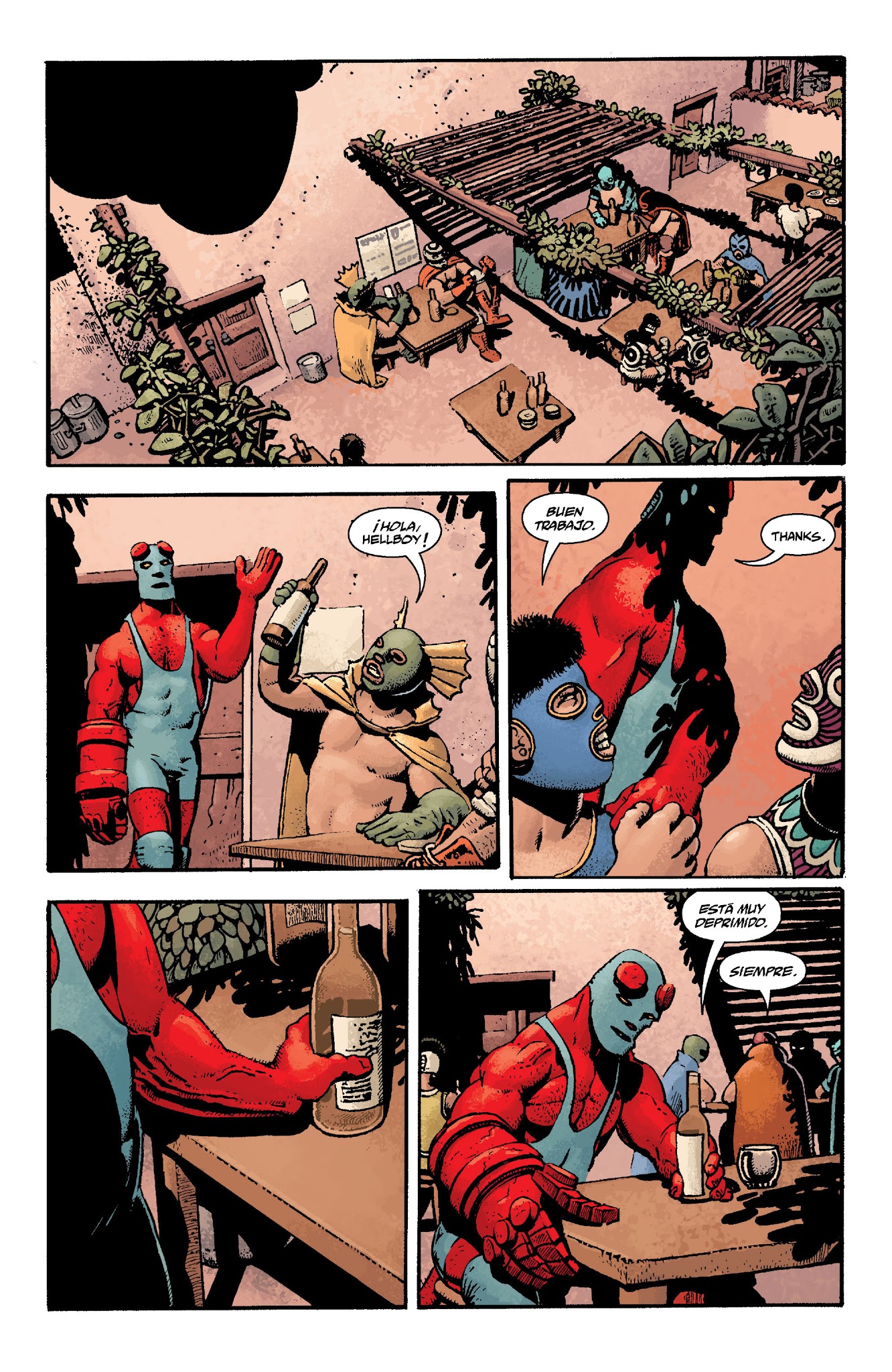 Read online Hellboy In Mexico comic -  Issue # TPB - 90
