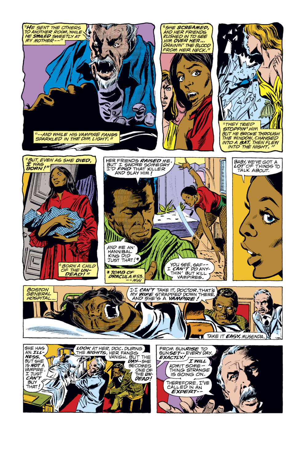 Read online Tomb of Dracula (1972) comic -  Issue #58 - 4