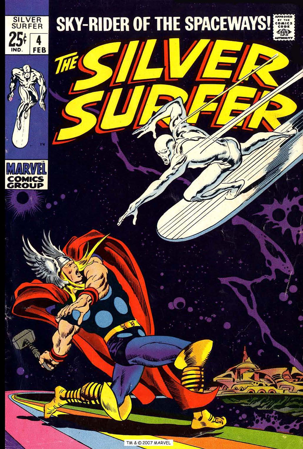 Read online Silver Surfer (1968) comic -  Issue #4 - 1