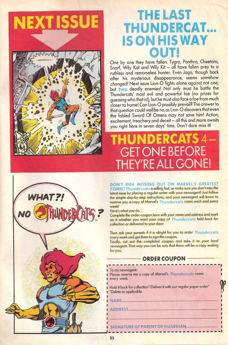 Read online ThunderCats (1987) comic -  Issue #3 - 15
