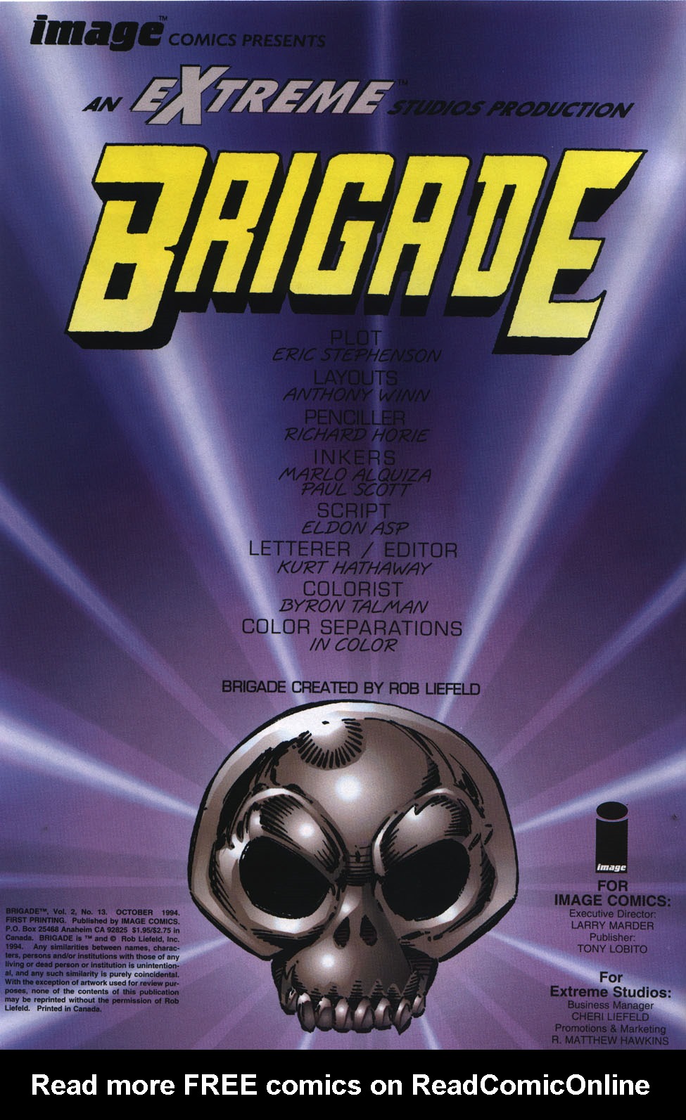 Read online Brigade (1993) comic -  Issue #13 - 2