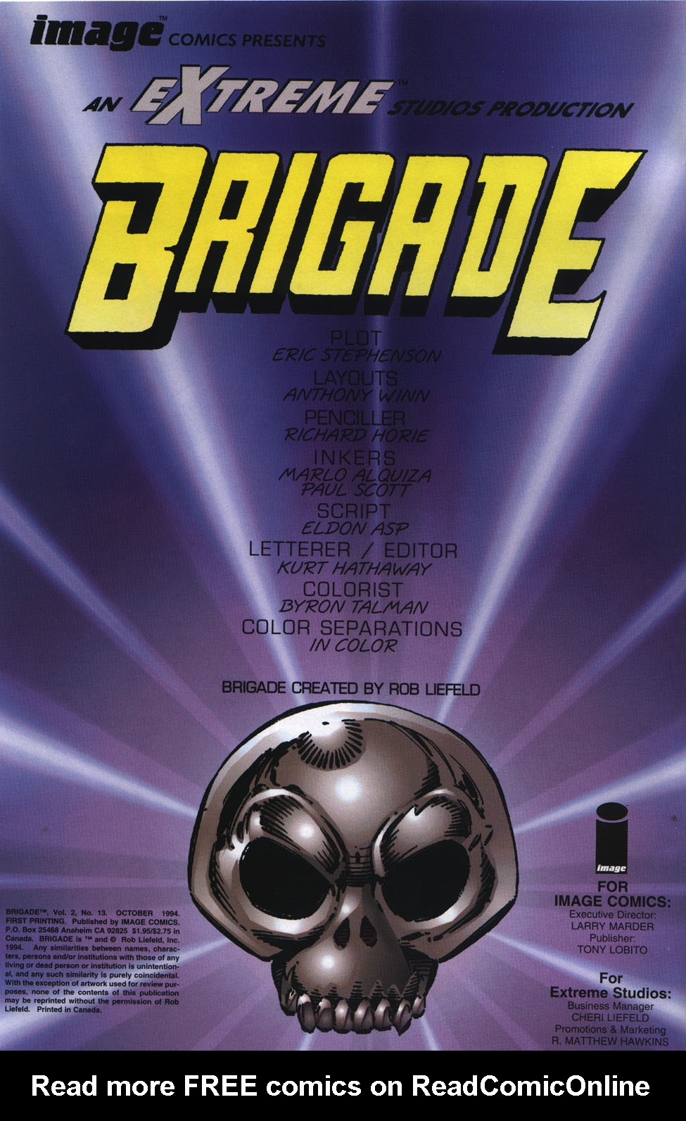 Read online Brigade (1993) comic -  Issue #13 - 2