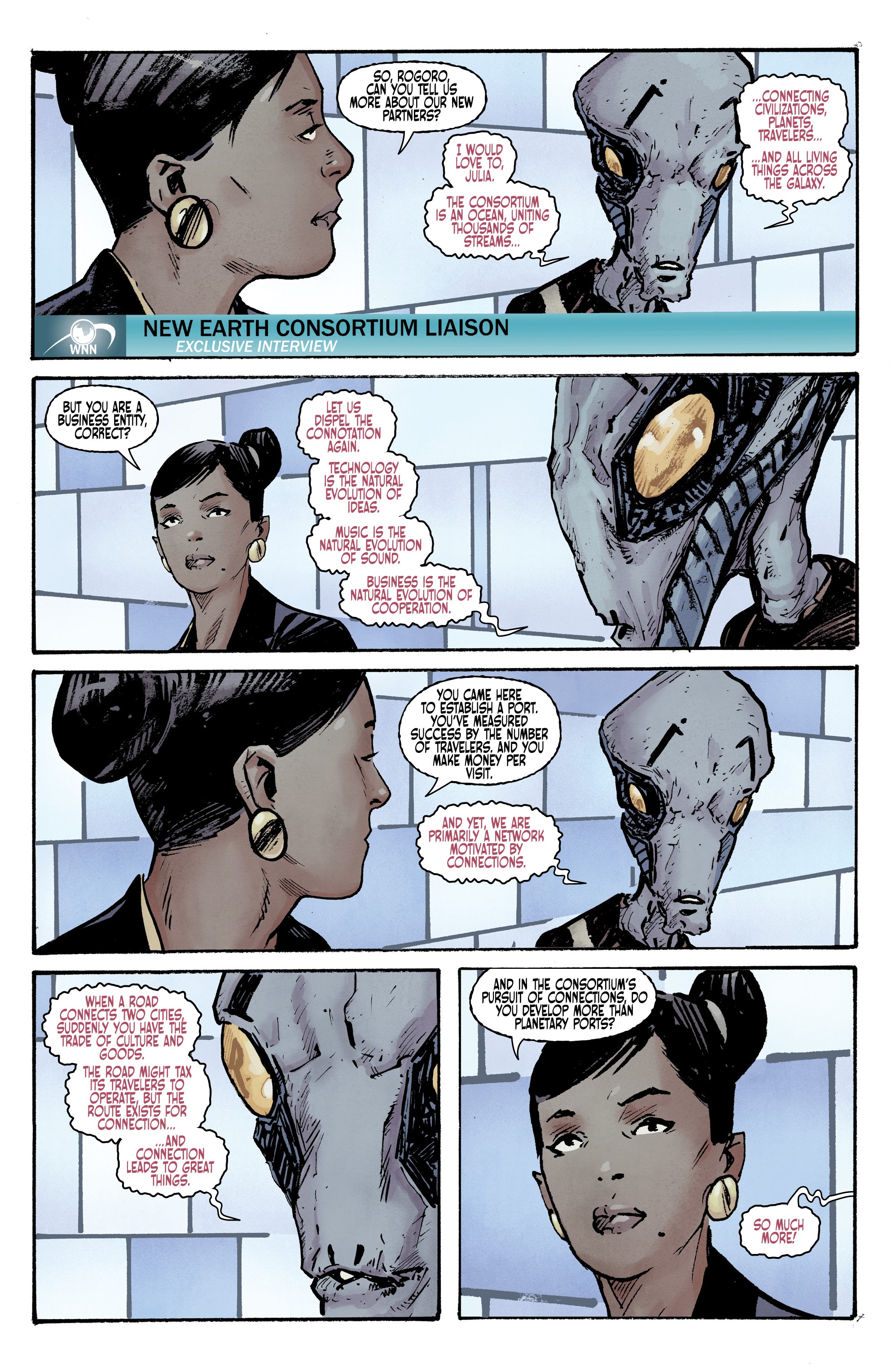 Read online Port of Earth comic -  Issue #11 - 4