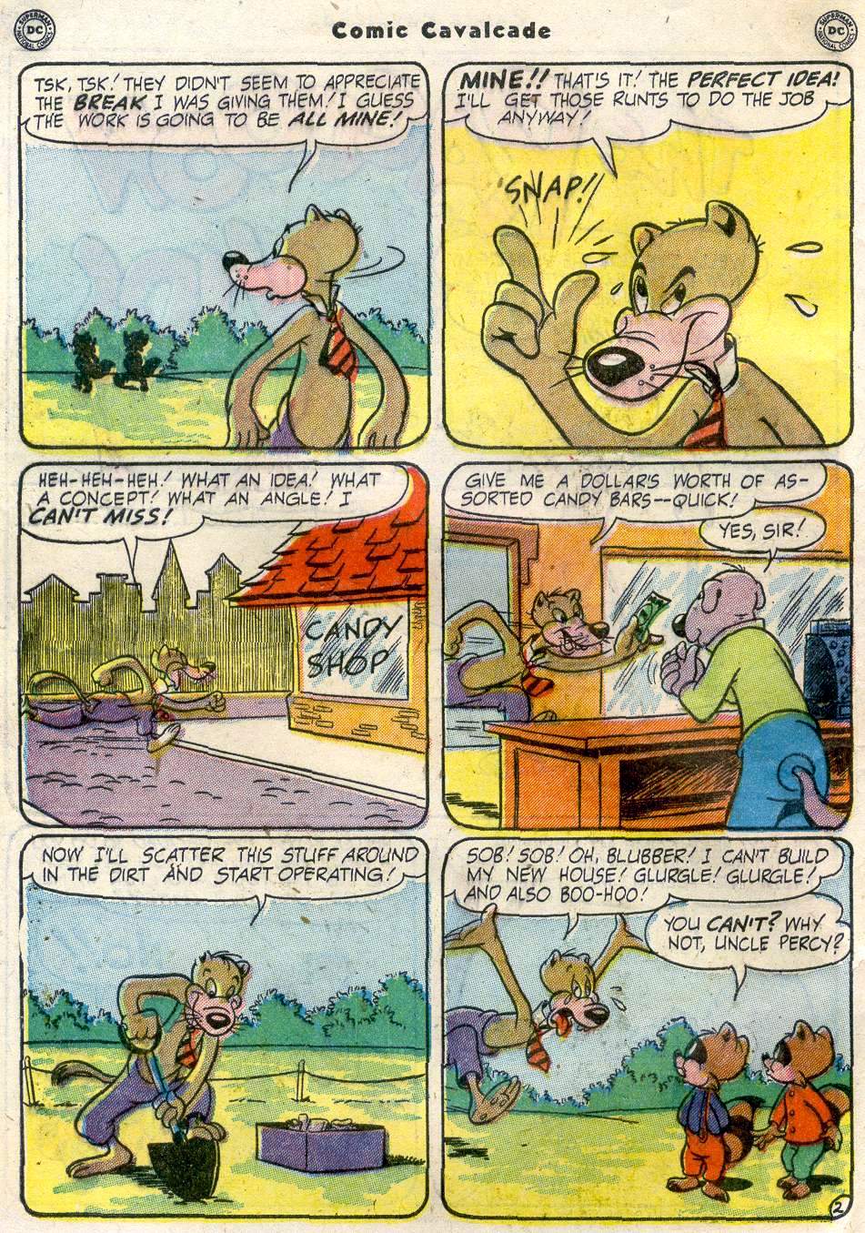 Read online Comic Cavalcade comic -  Issue #43 - 52