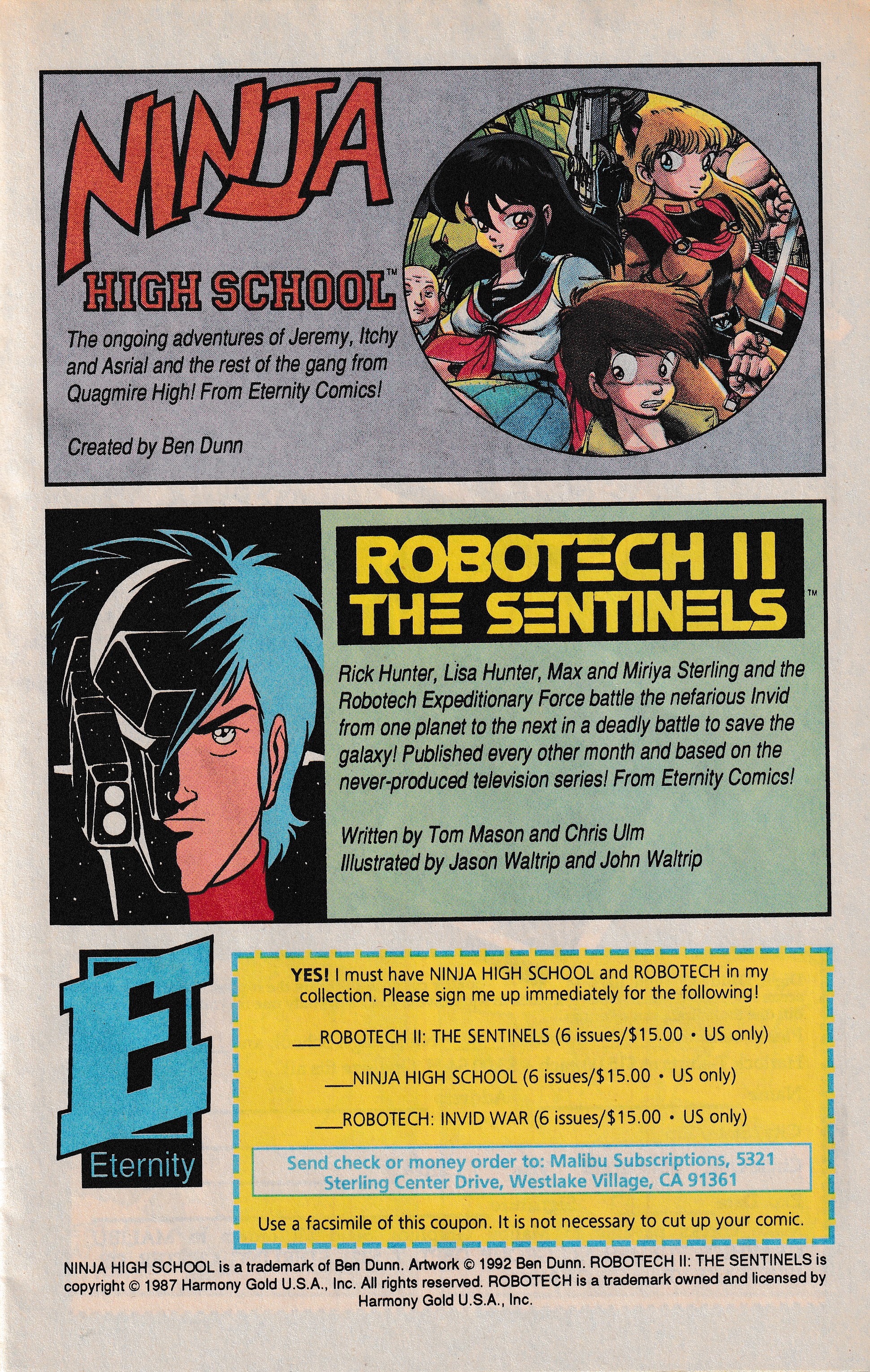 Read online Ninja High School In Color comic -  Issue #1 - 11