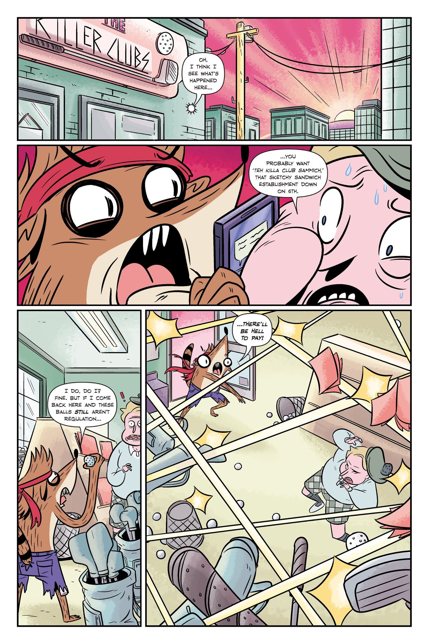 Read online Regular Show: Noir Means Noir, Buddy comic -  Issue # TPB (Part 1) - 73