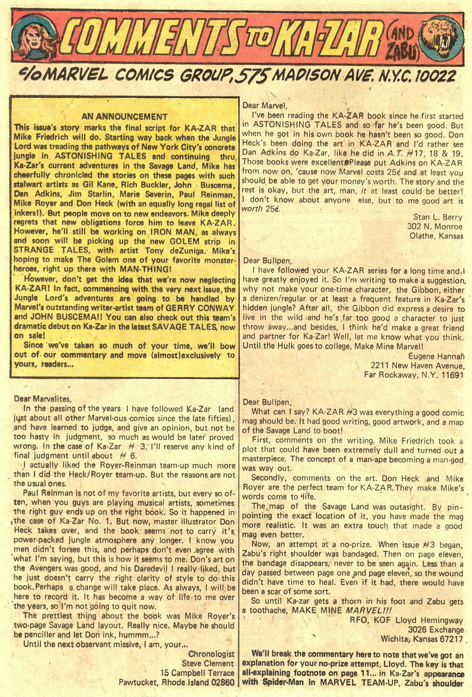 Read online Ka-Zar comic -  Issue #5 - 13