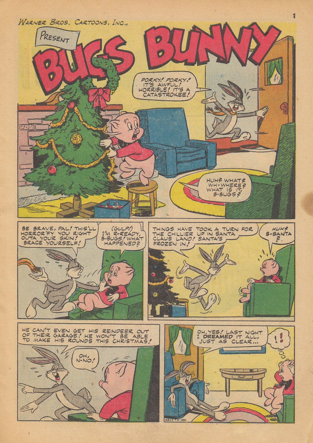 Read online Bugs Bunny's Christmas Funnies comic -  Issue # TPB 4 - 3