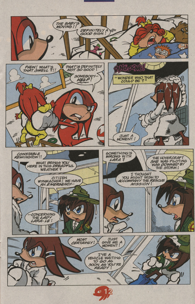 Read online Knuckles the Echidna comic -  Issue #19 - 17