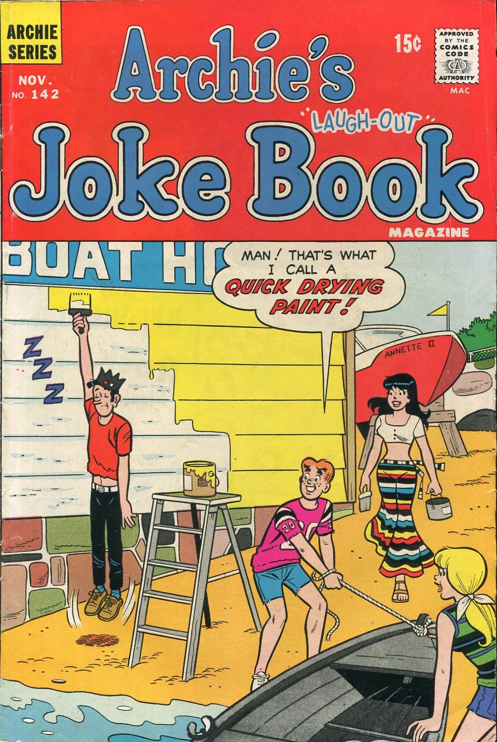 Read online Archie's Joke Book Magazine comic -  Issue #142 - 1