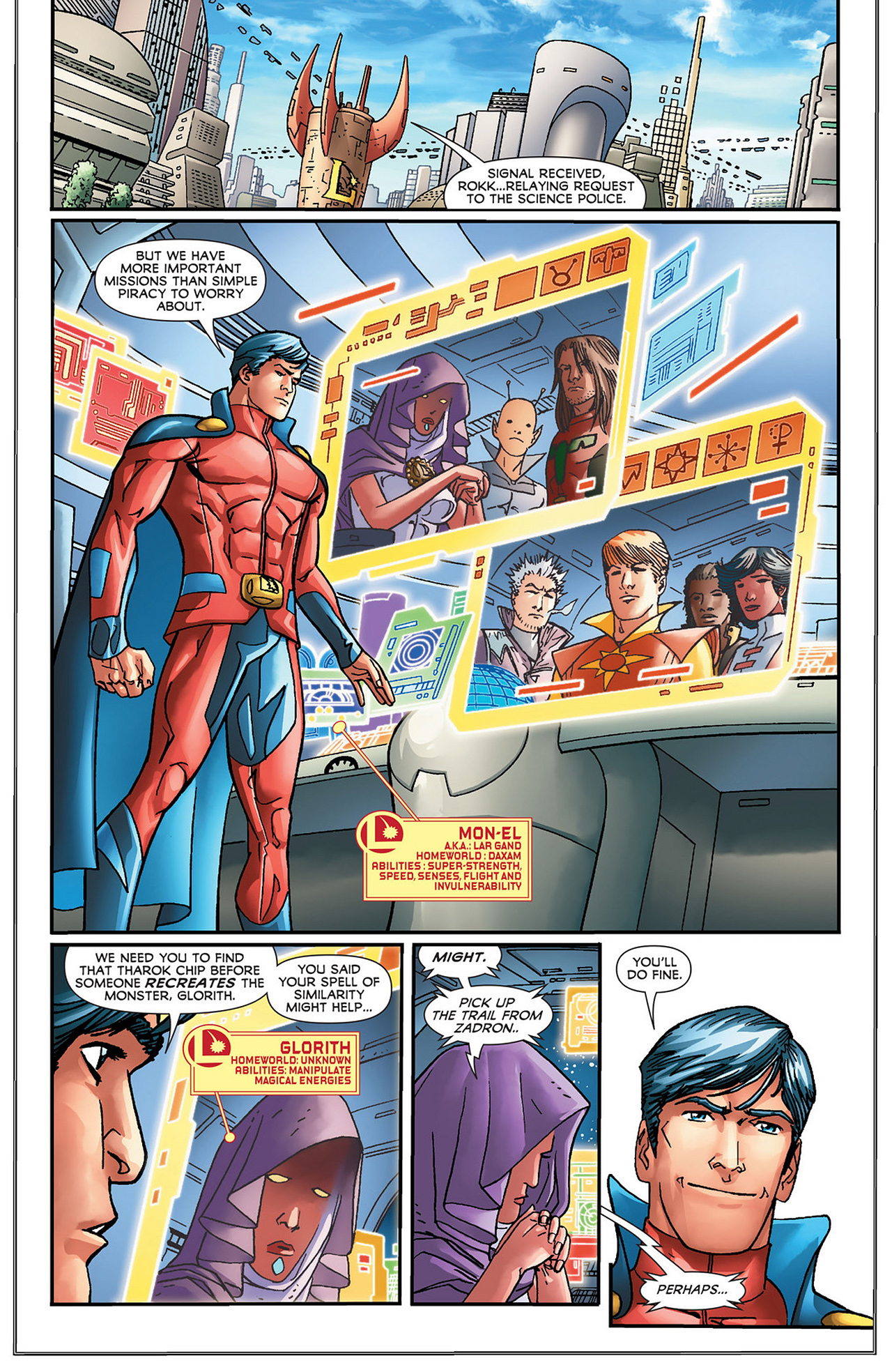 Read online Legion of Super-Heroes (2011) comic -  Issue #13 - 13
