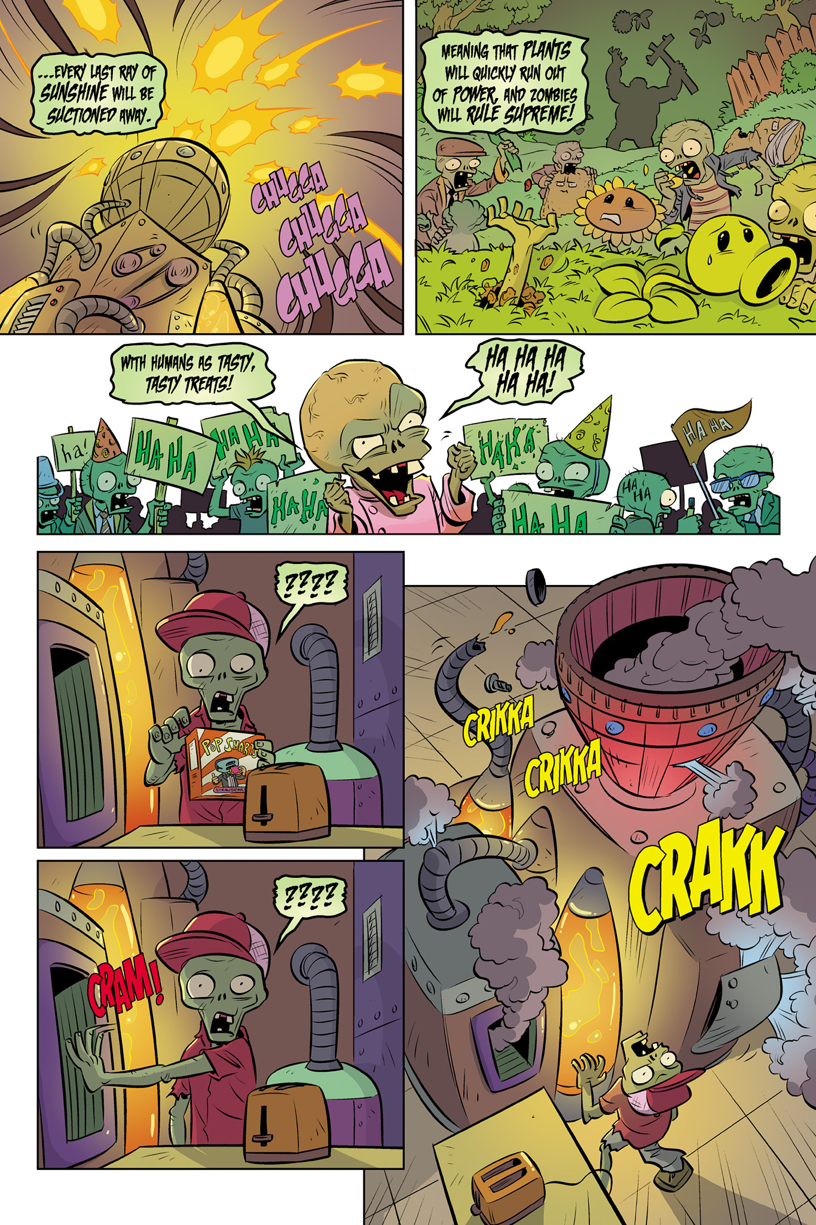 Read online Plants vs. Zombies: Timepocalypse comic -  Issue #1 - 5