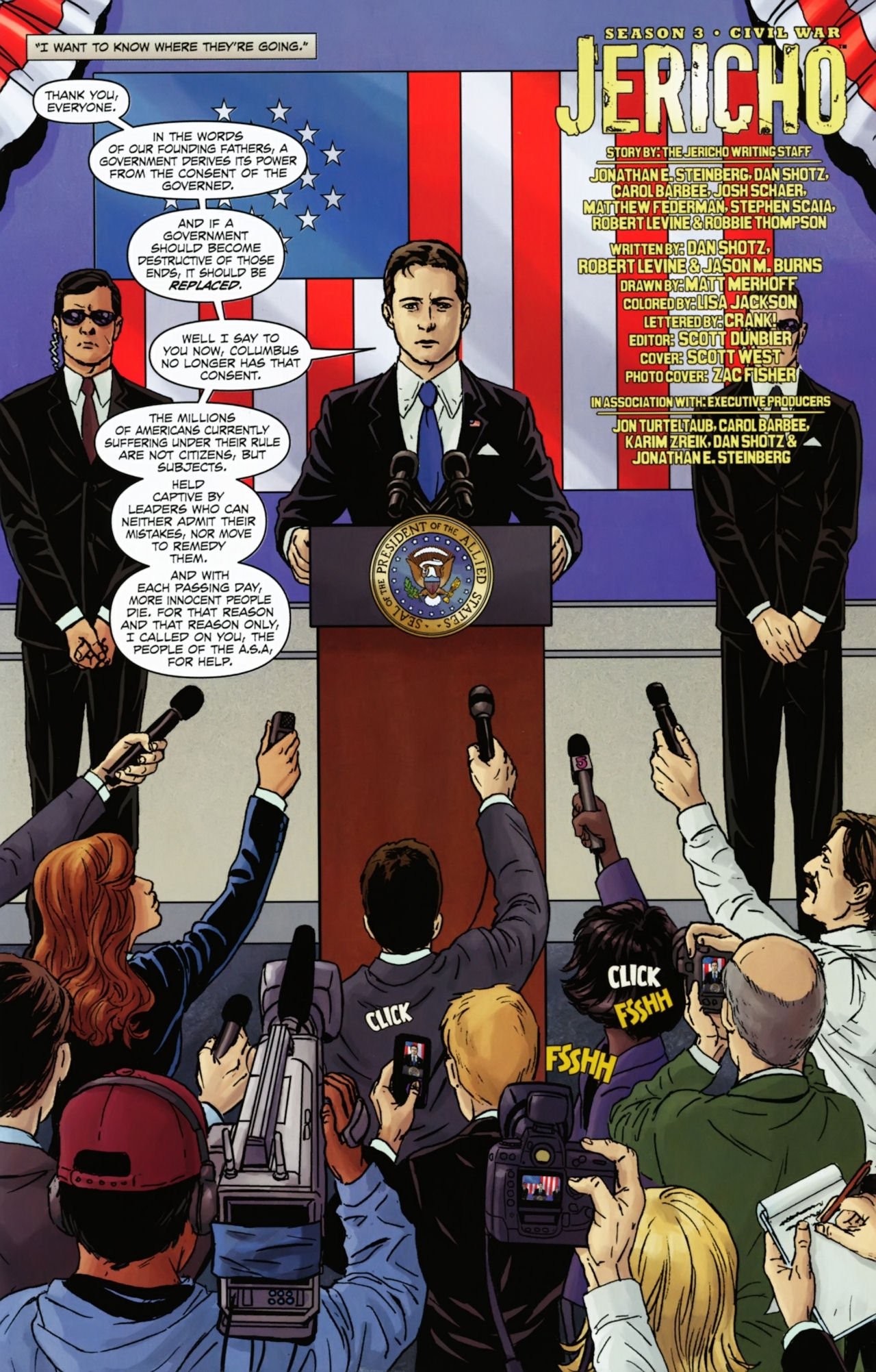 Read online Jericho comic -  Issue #5 - 6