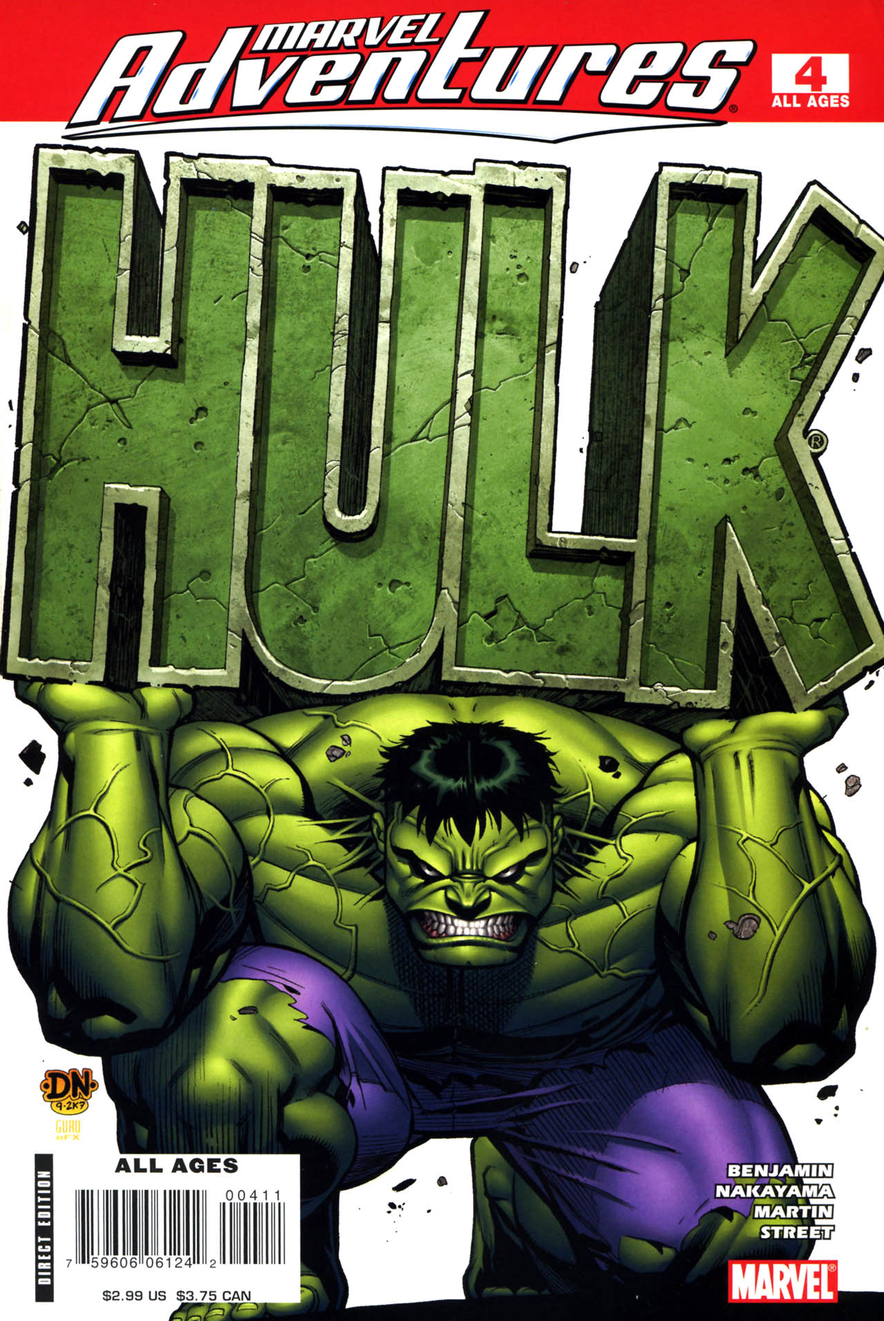 Read online Marvel Adventures Hulk comic -  Issue #4 - 1