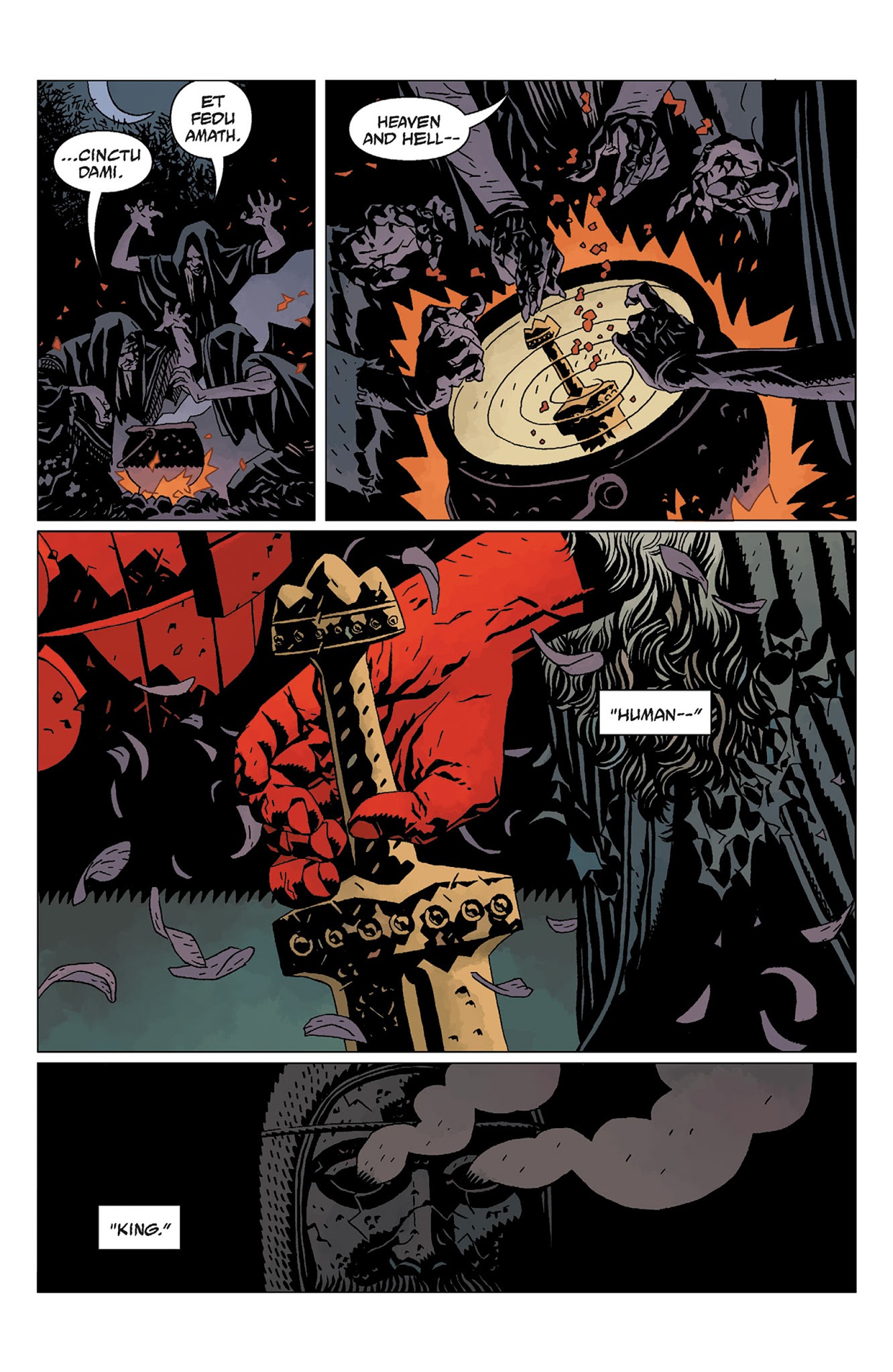 Read online Hellboy: The Wild Hunt comic -  Issue # TPB - 165