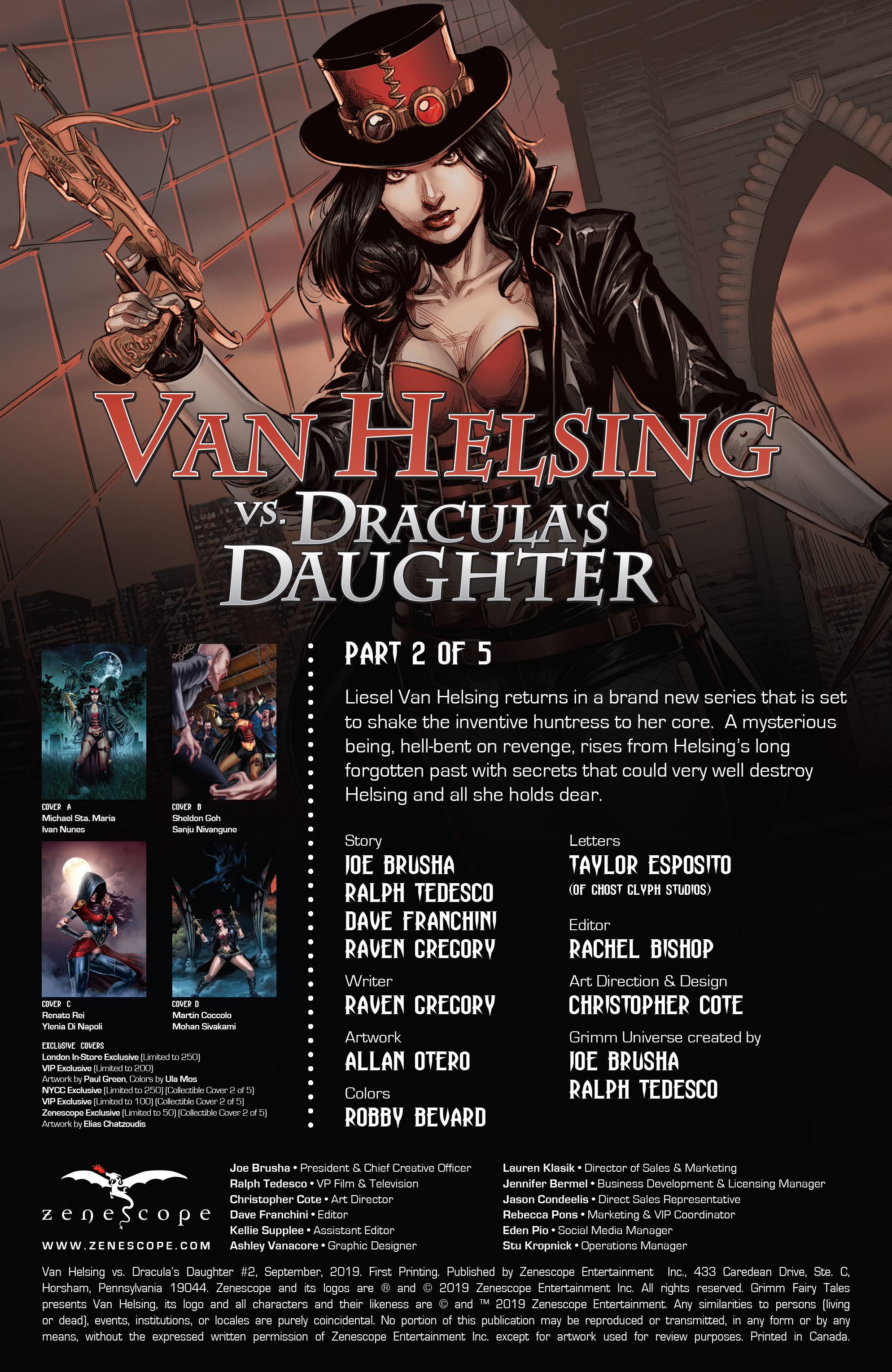 Read online Van Helsing vs. Dracula's Daughter comic -  Issue #2 - 2
