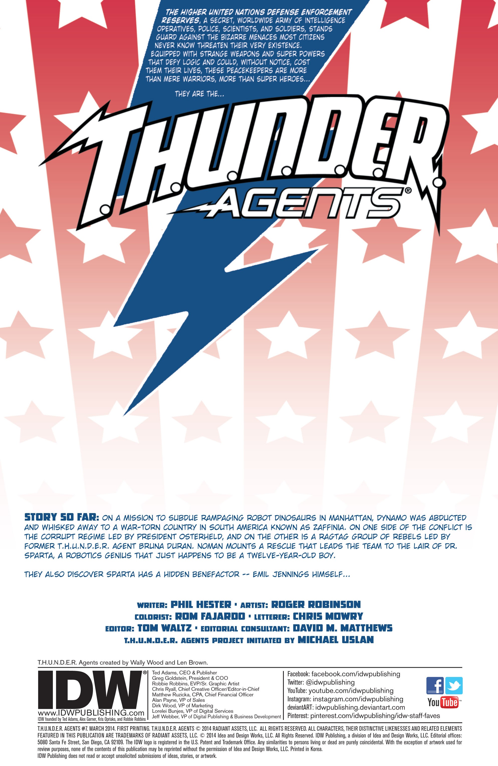 Read online T.H.U.N.D.E.R. Agents (2013) comic -  Issue #7 - 2