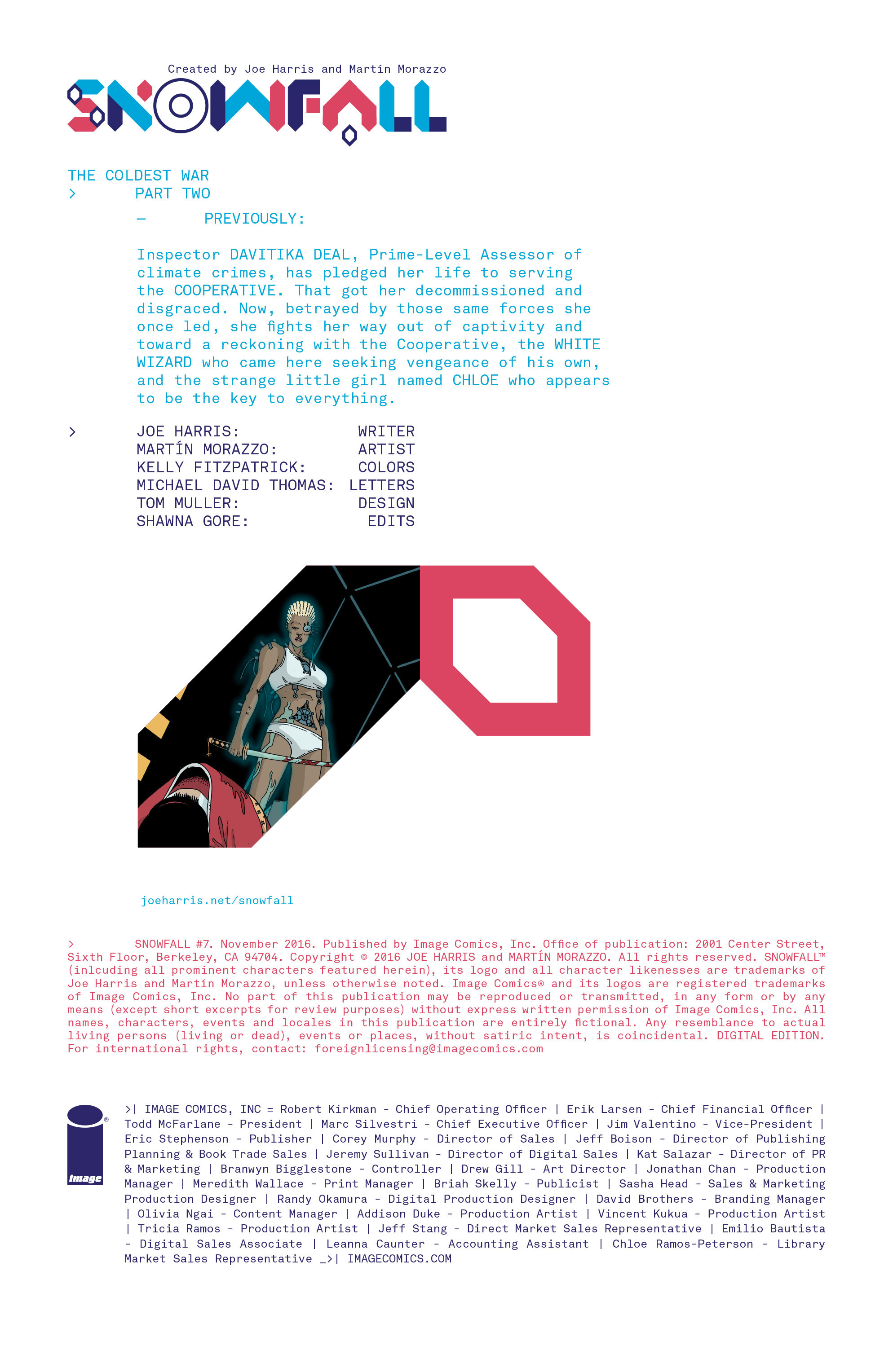 Read online Snowfall comic -  Issue #7 - 2