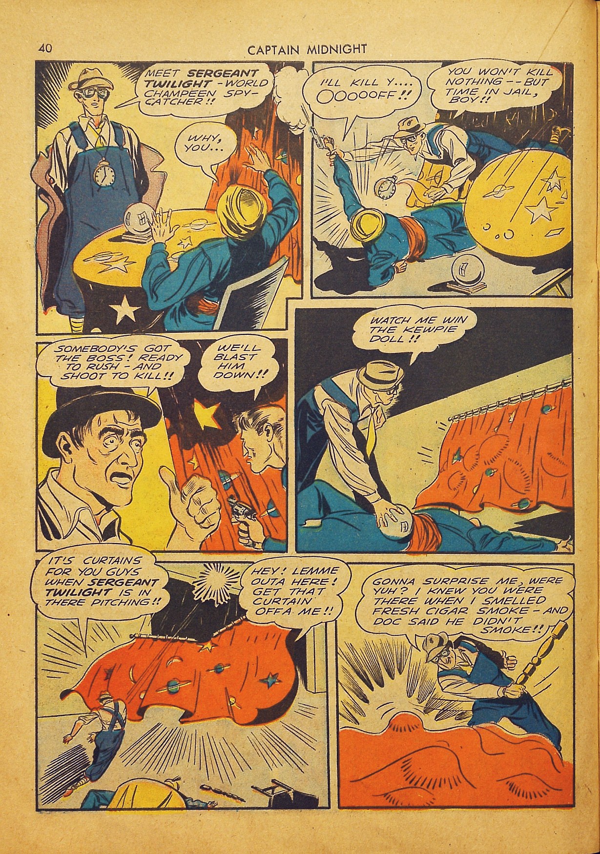 Read online Captain Midnight (1942) comic -  Issue #2 - 39