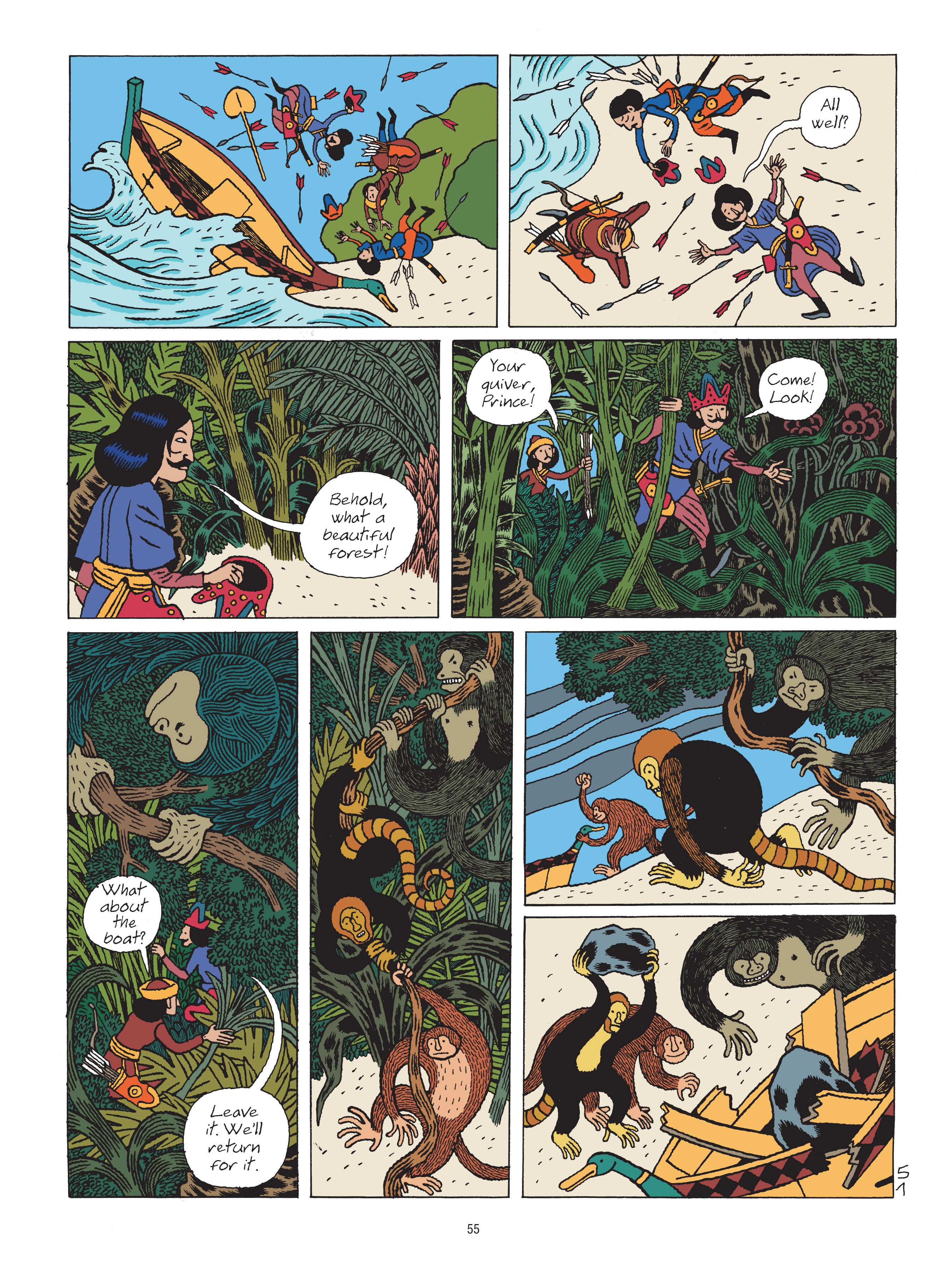 Read online A Tale of a Thousand and One Nights: HASIB & the Queen of Serpents comic -  Issue # TPB - 55