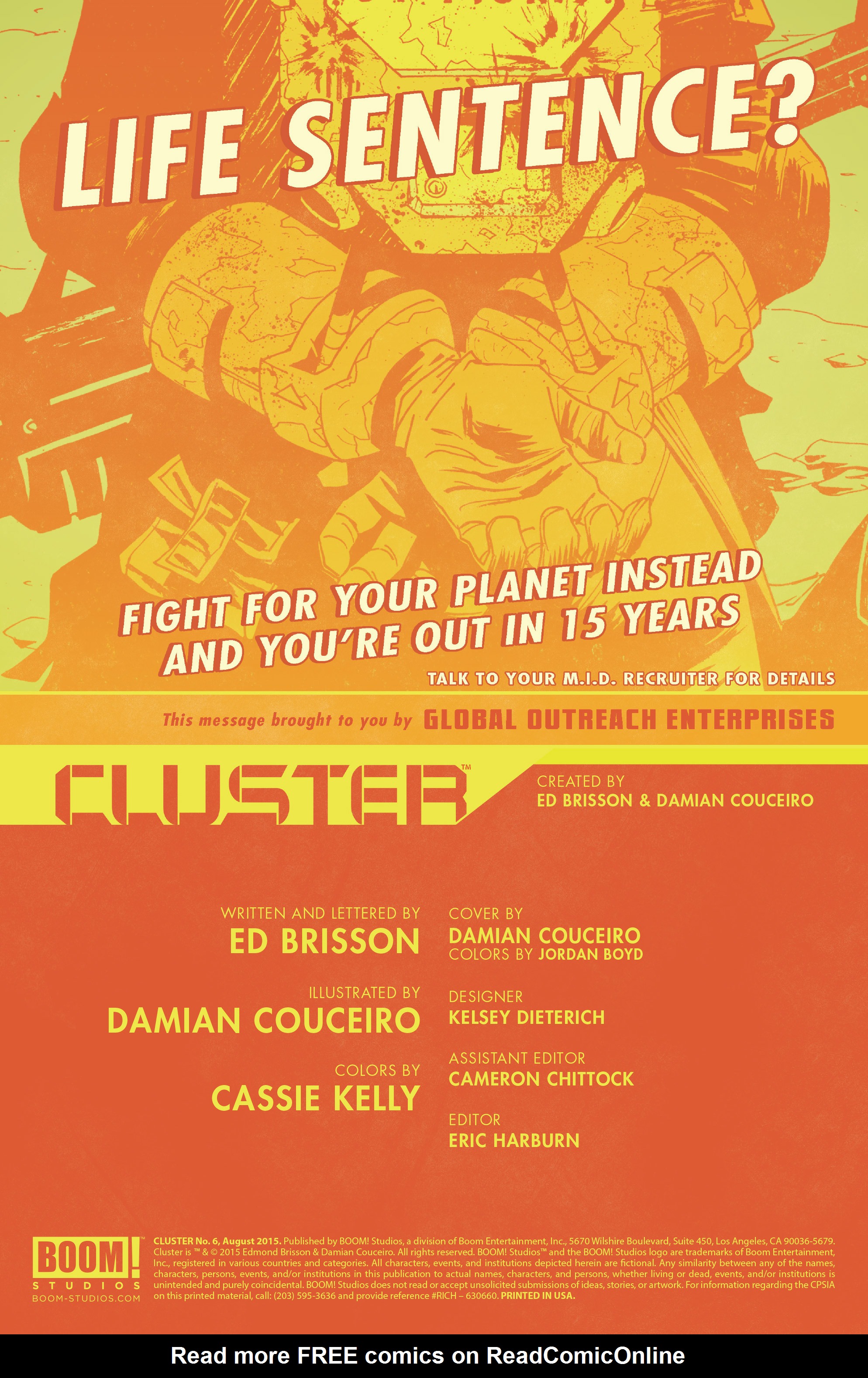 Read online Cluster comic -  Issue #6 - 2
