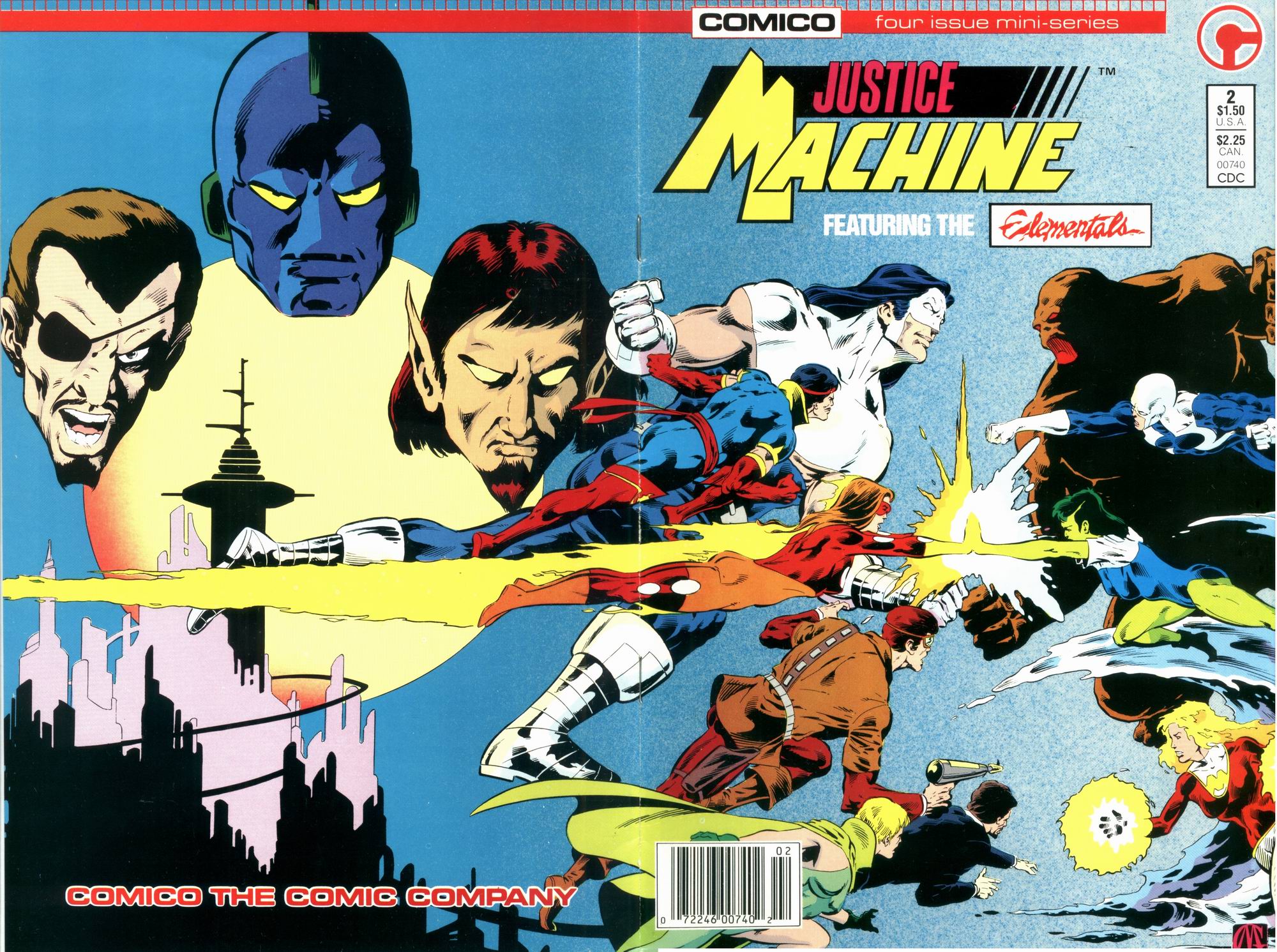 Read online Justice Machine featuring The Elementals comic -  Issue #2 - 1
