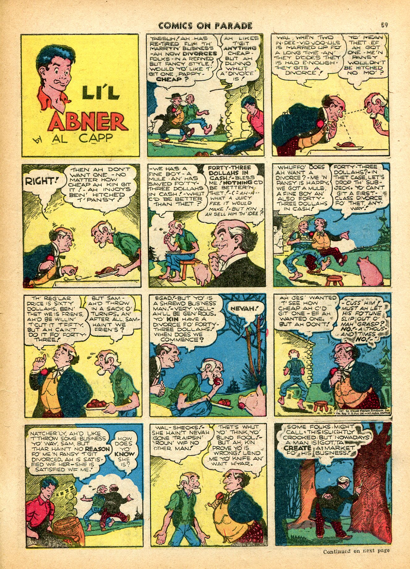 Read online Comics on Parade comic -  Issue #21 - 61