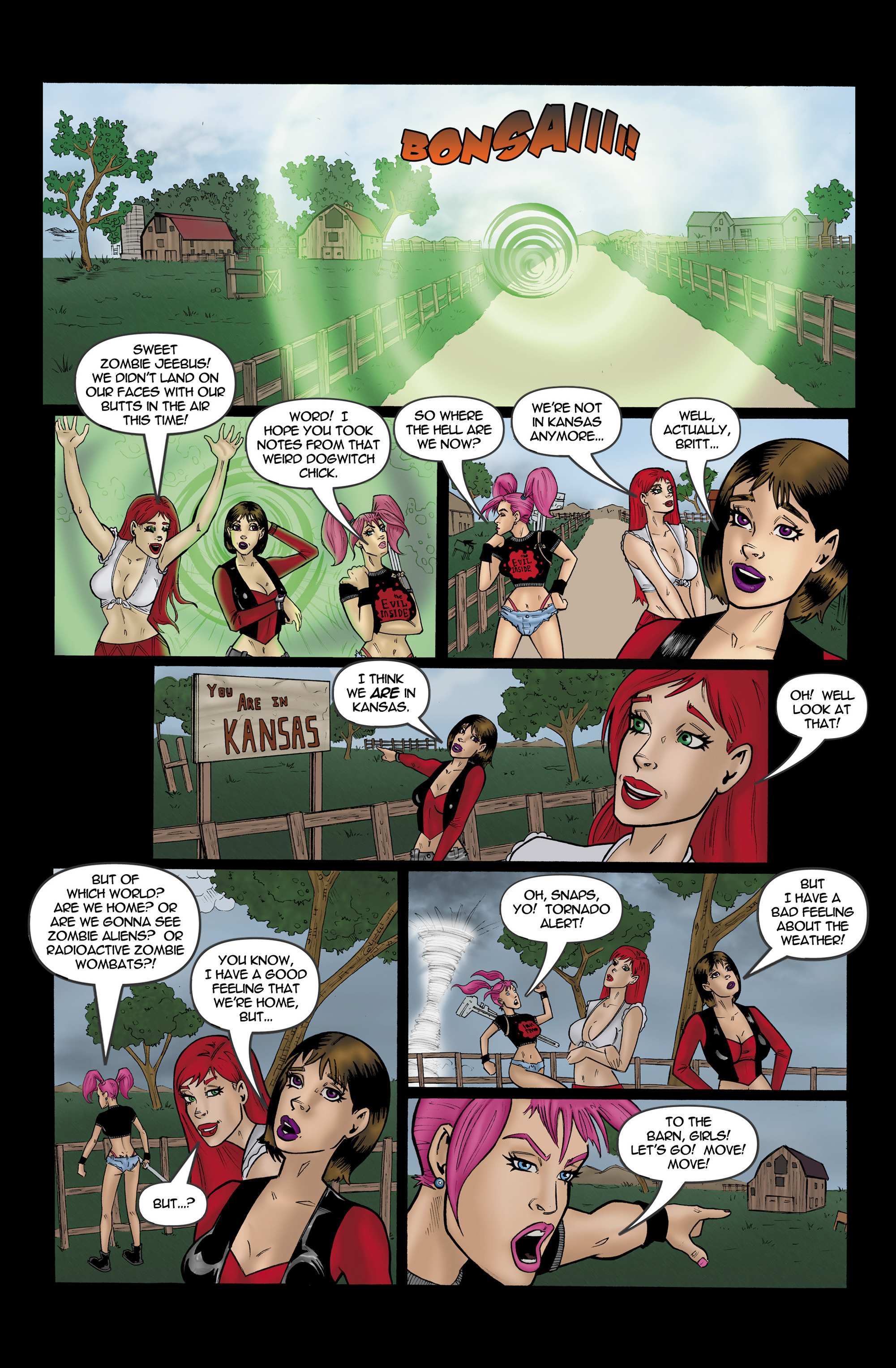 Read online Chaos Campus: Sorority Girls Vs. Zombies comic -  Issue #12 - 3