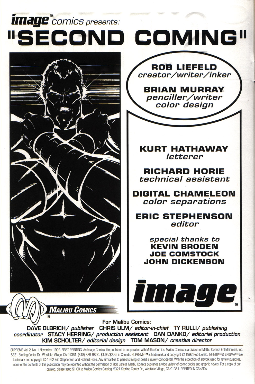 Read online Supreme (1992) comic -  Issue #1 - 2