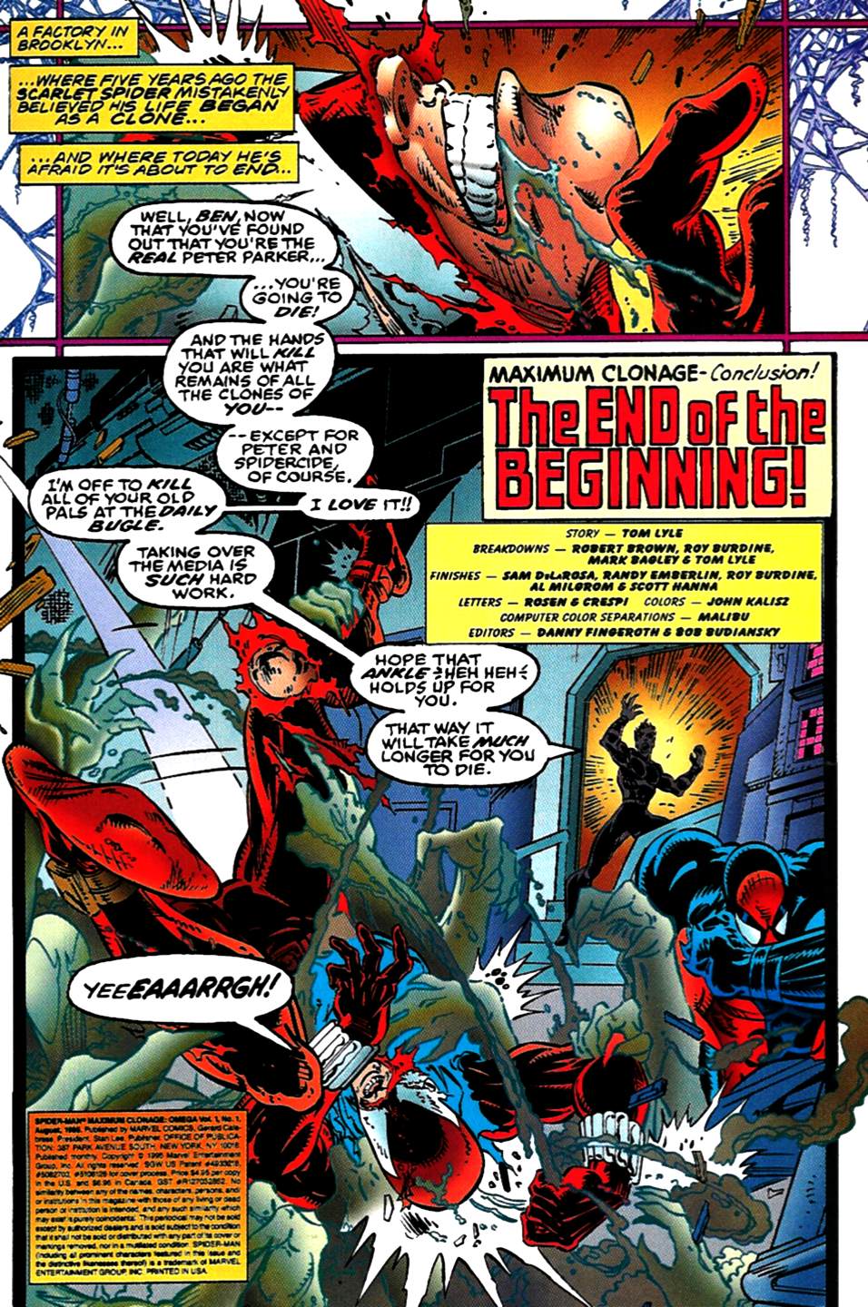 Read online Spider-Man: Maximum Clonage comic -  Issue # Issue Omega - 2
