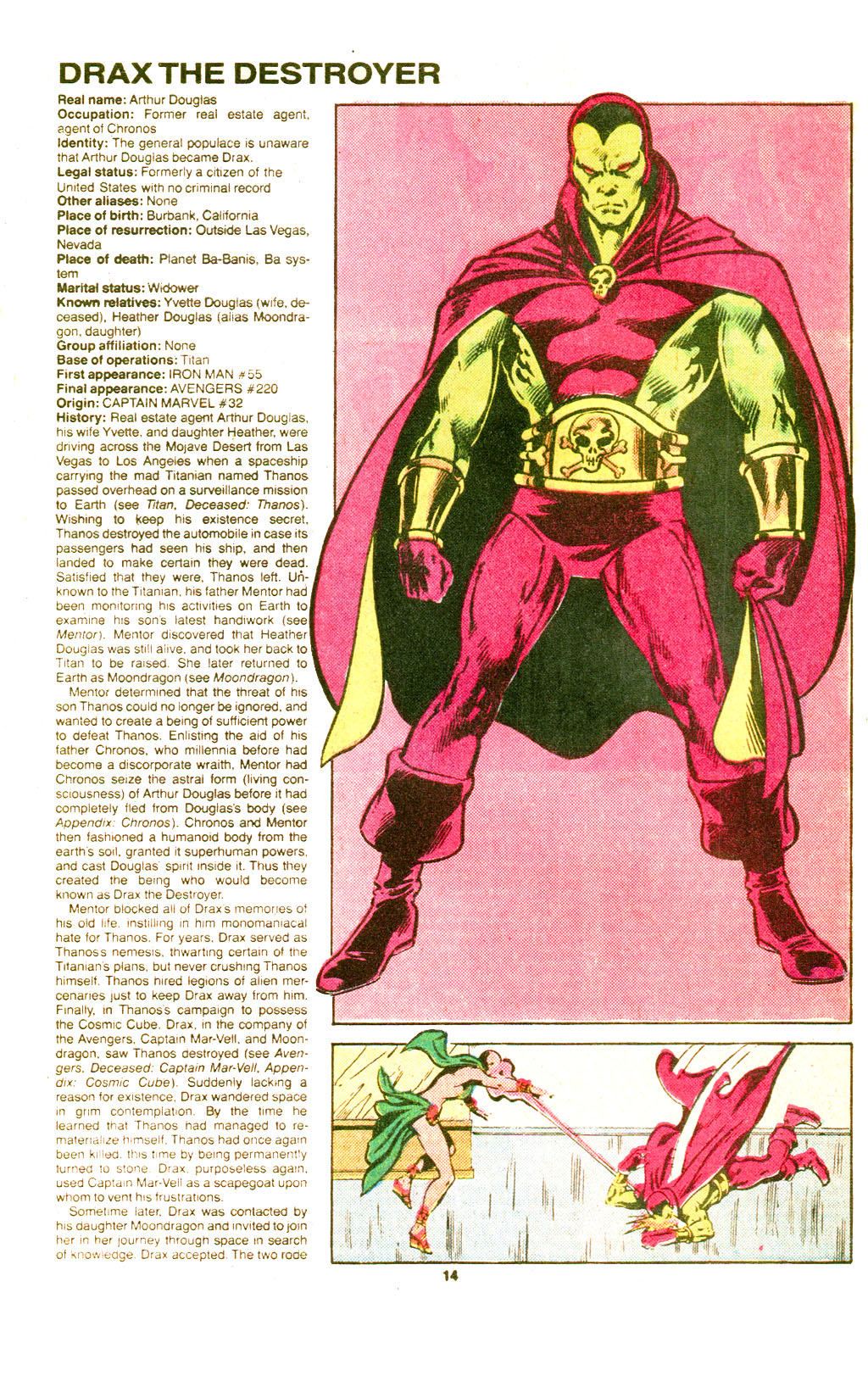 Read online The Official Handbook of the Marvel Universe Deluxe Edition comic -  Issue #17 - 16