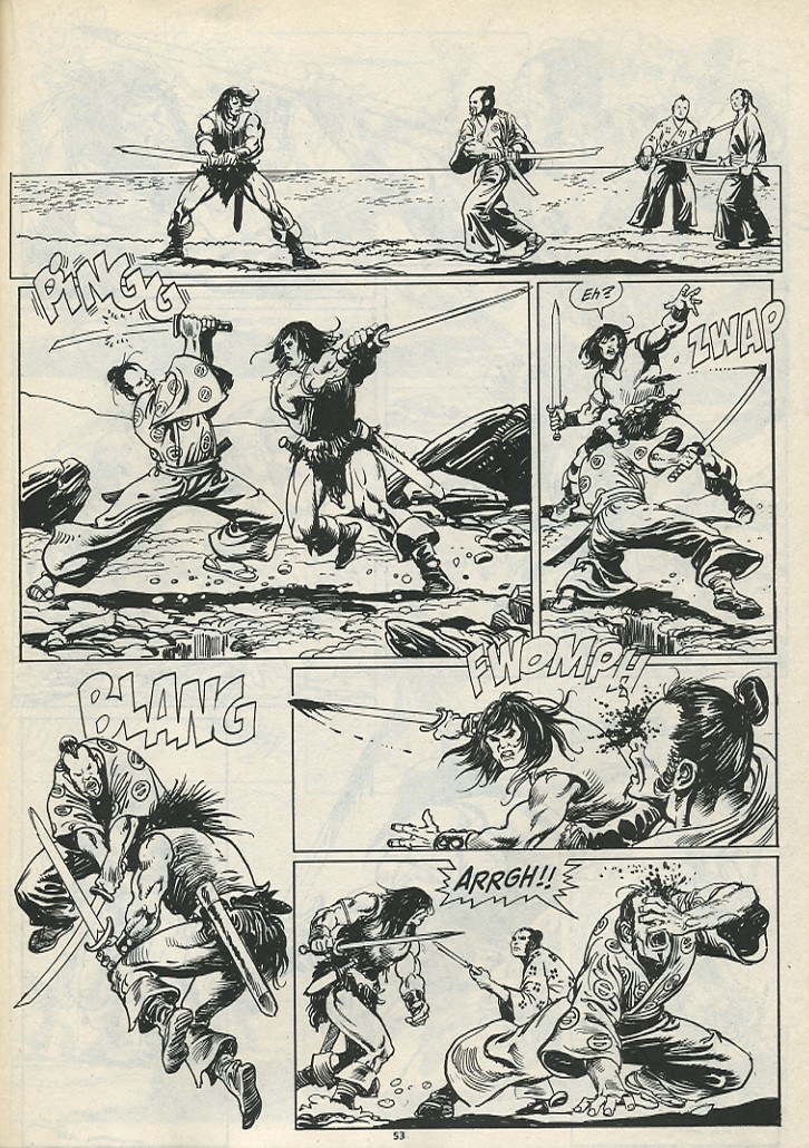 Read online The Savage Sword Of Conan comic -  Issue #184 - 55