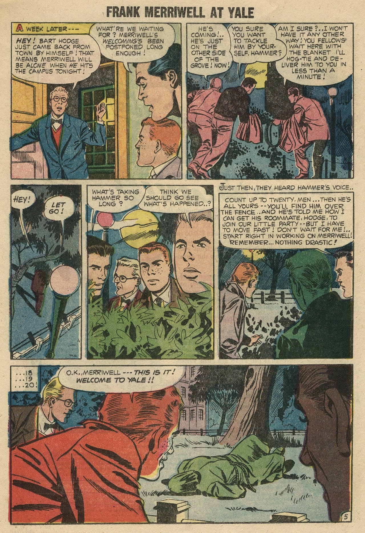 Read online Frank Merriwell At Yale comic -  Issue #1 - 16