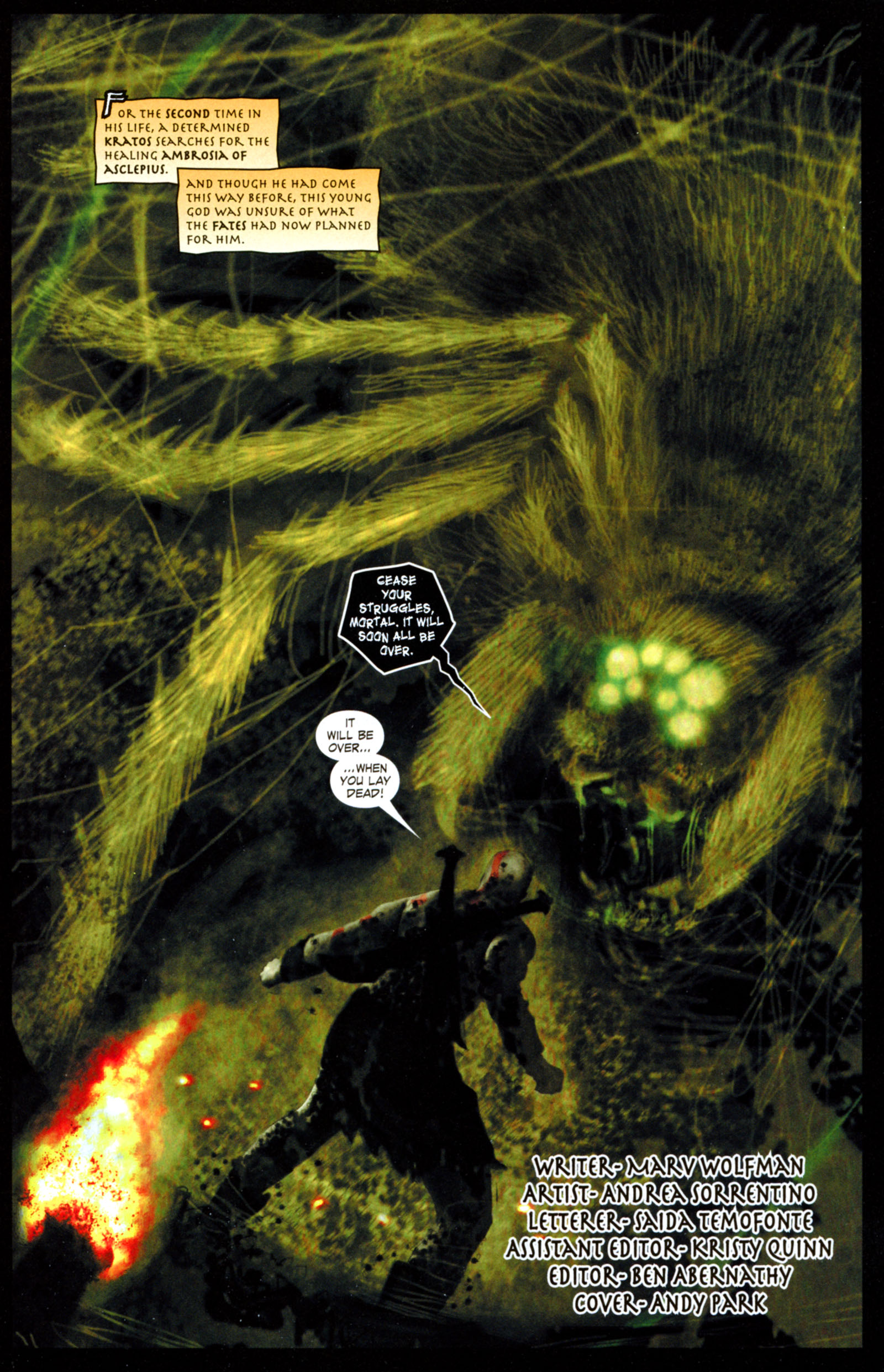 Read online God of War comic -  Issue #2 - 2