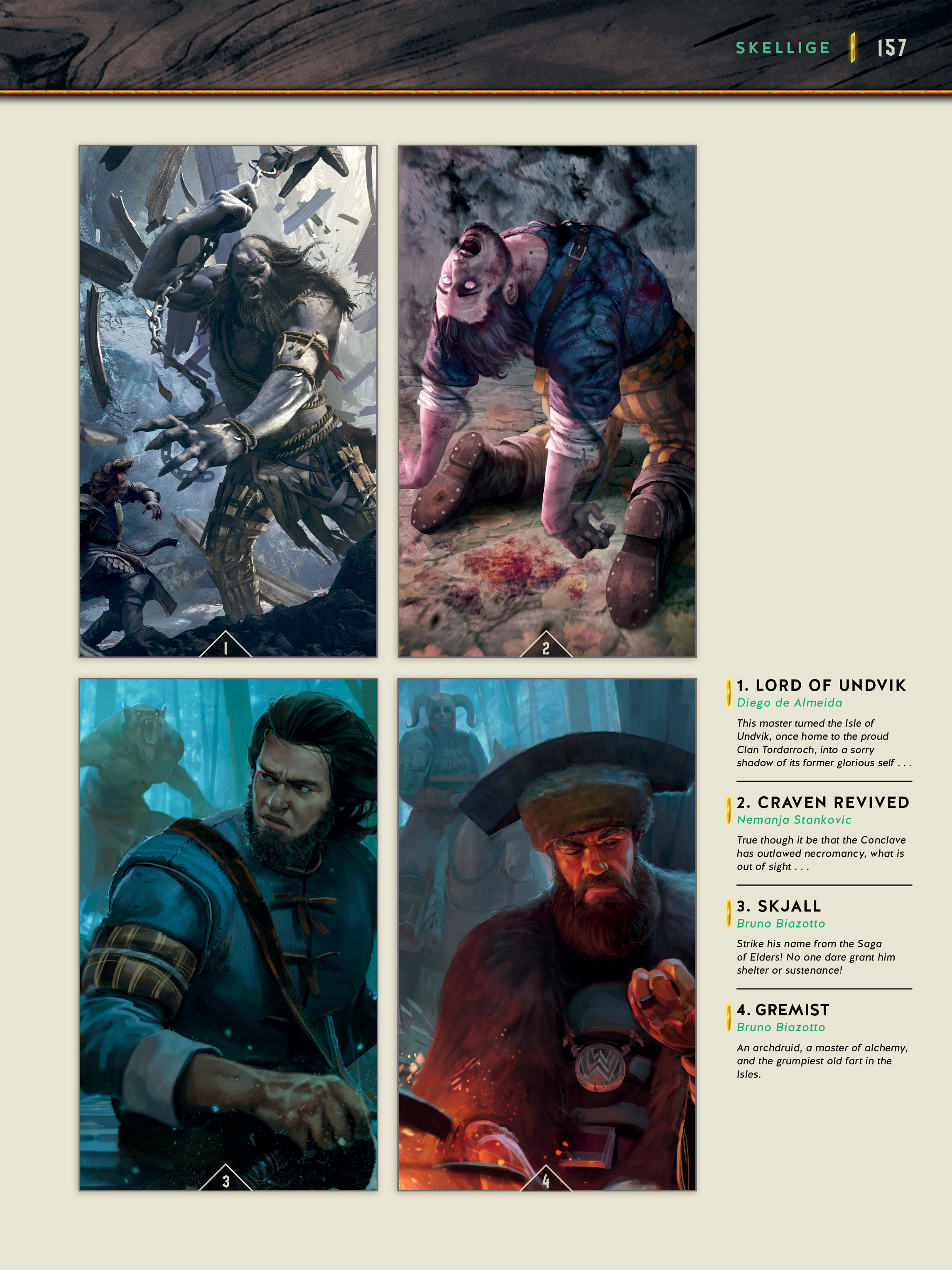 Read online Gwent: Art of the Witcher Card Game comic -  Issue # TPB (Part 2) - 43
