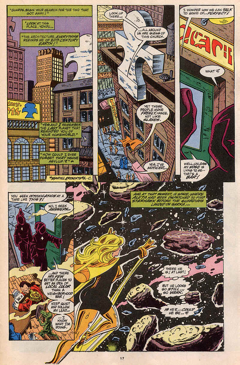 Read online Guardians of the Galaxy (1990) comic -  Issue #14 - 14