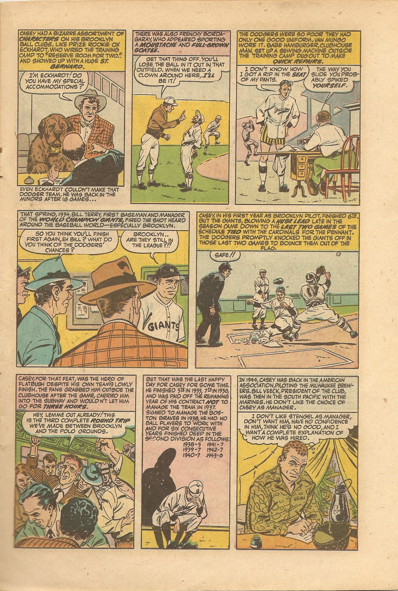 Read online Babe Ruth Sports Comics comic -  Issue #9 - 15