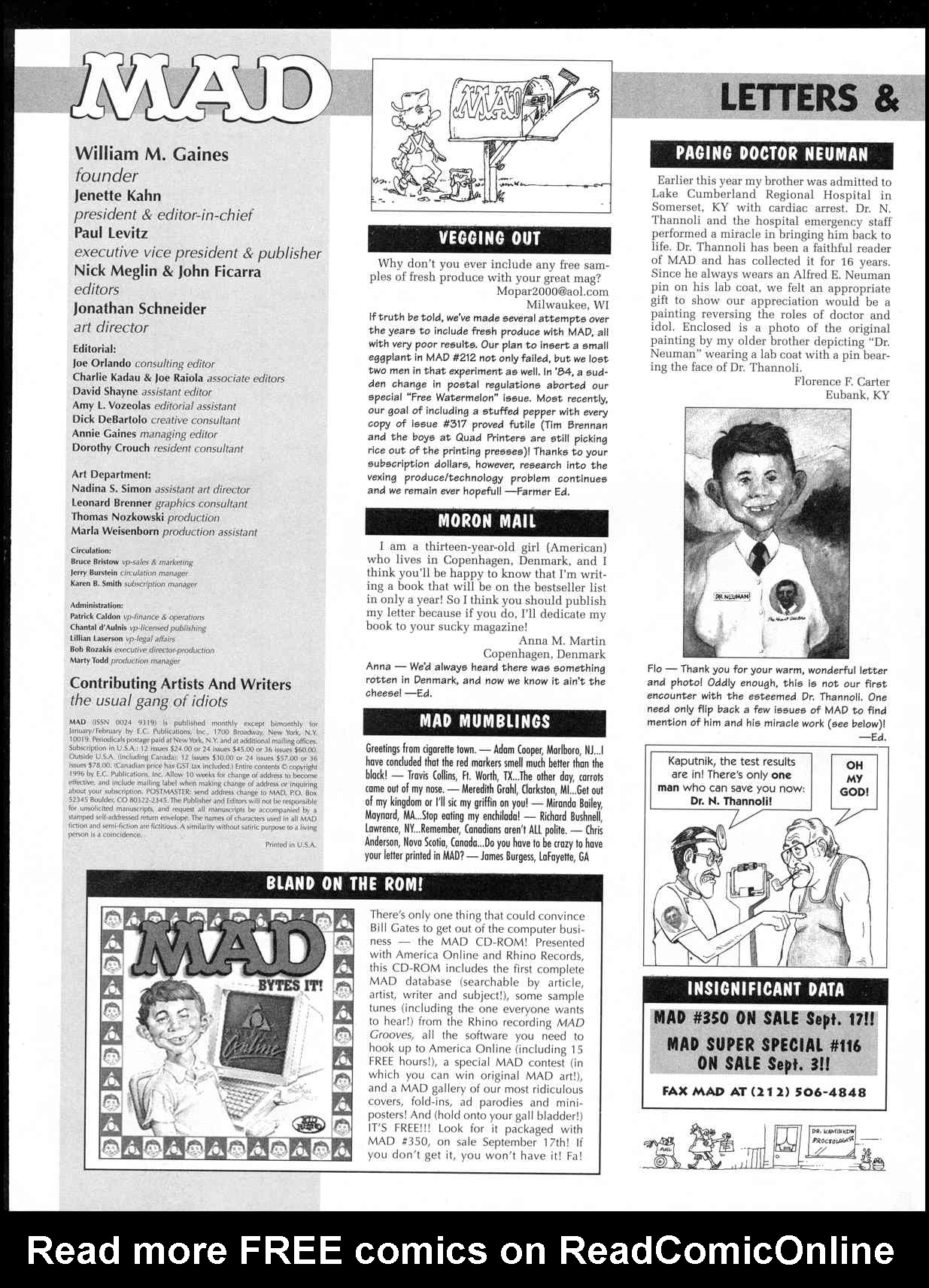 Read online MAD comic -  Issue #349 - 4