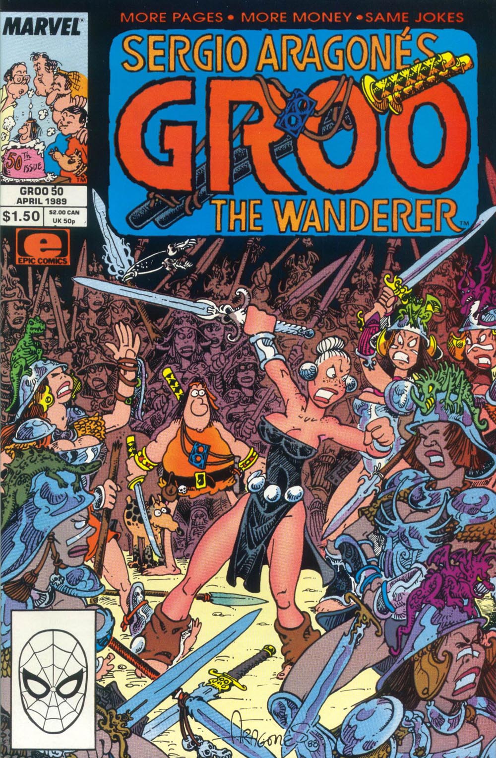 Read online Sergio Aragonés Groo the Wanderer comic -  Issue #50 - 1
