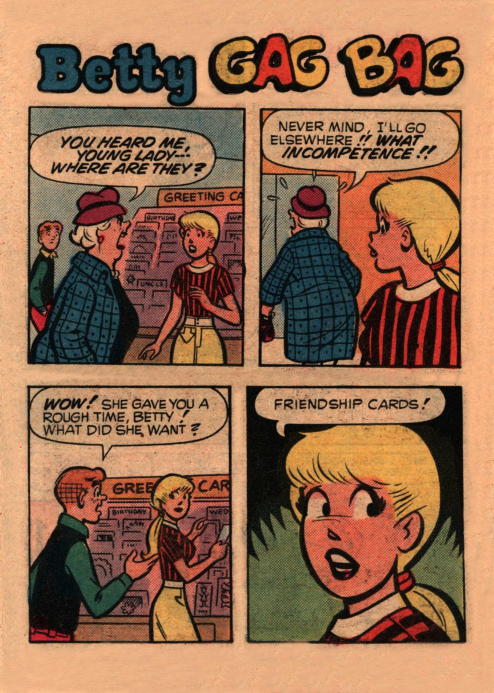 Read online Betty and Veronica Digest Magazine comic -  Issue #1 - 122