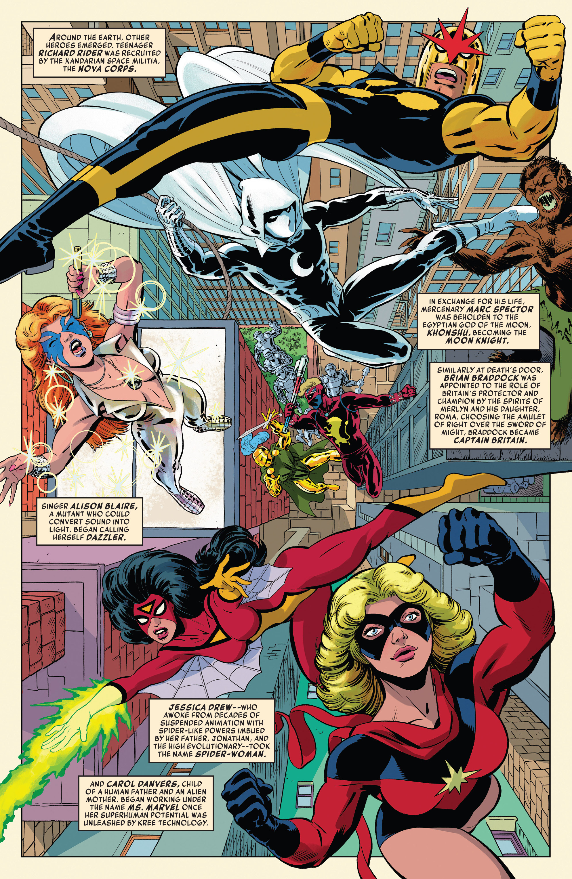 Read online History of the Marvel Universe (2019) comic -  Issue #4 - 5